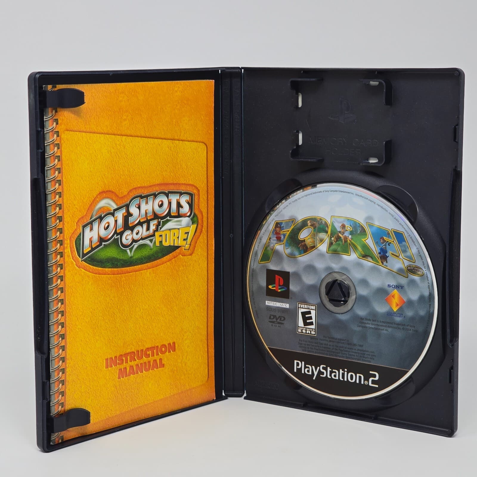 Hot Shots Golf: Fore! (PlayStation 2 PS2) Black Label CIB COMPLETE & TESTED - Thumbnail 2
