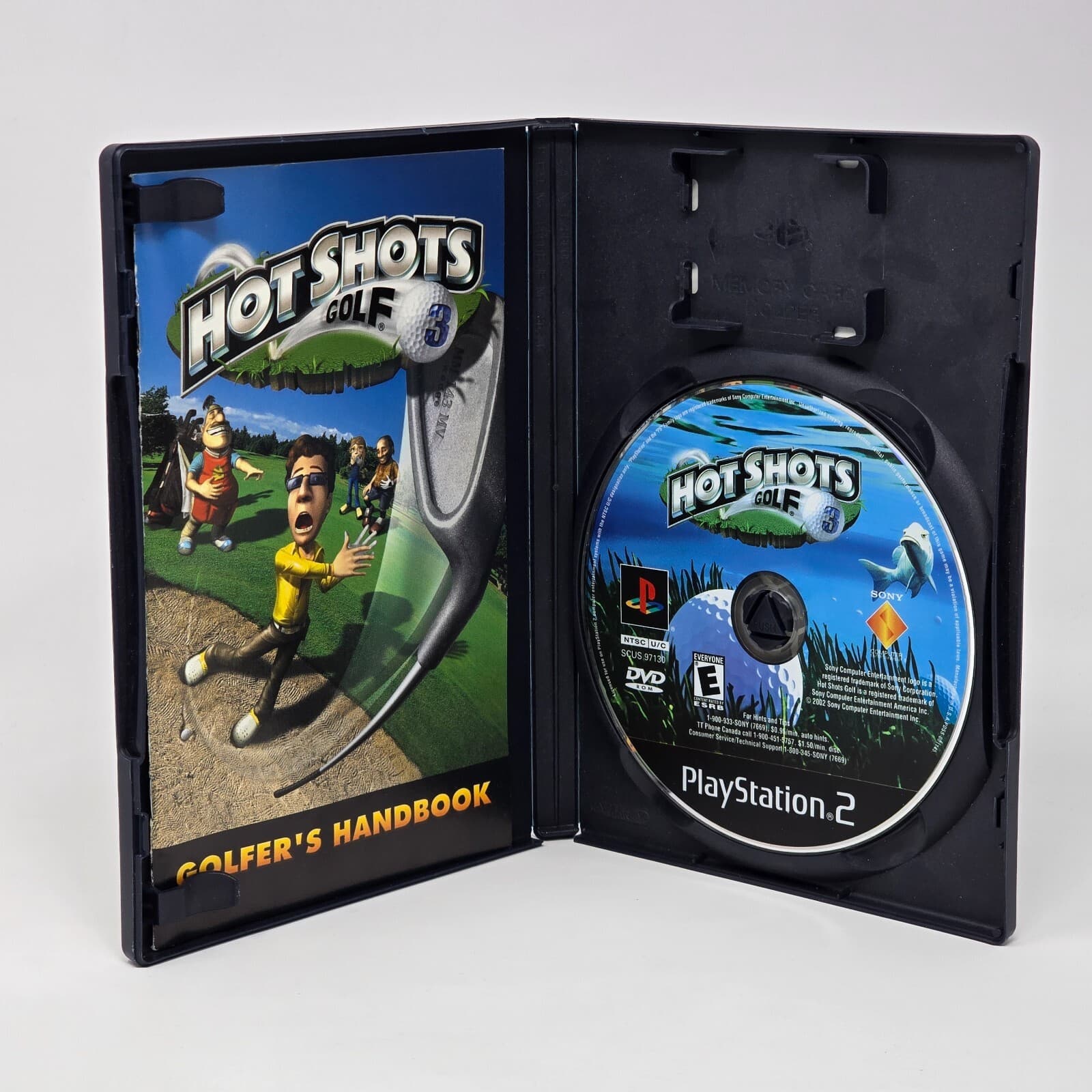 Hot Shots Golf 3 (PlayStation 2 PS2) Black Label CIB COMPLETE & TESTED - Thumbnail 2