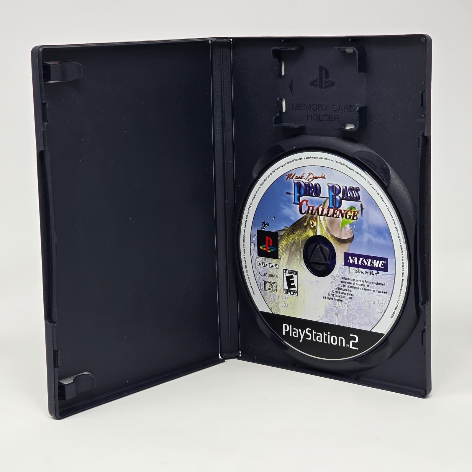 Mark Davis Pro Bass Challenge (PlayStation 2 PS2) Case & Disc TESTED - Thumbnail 2
