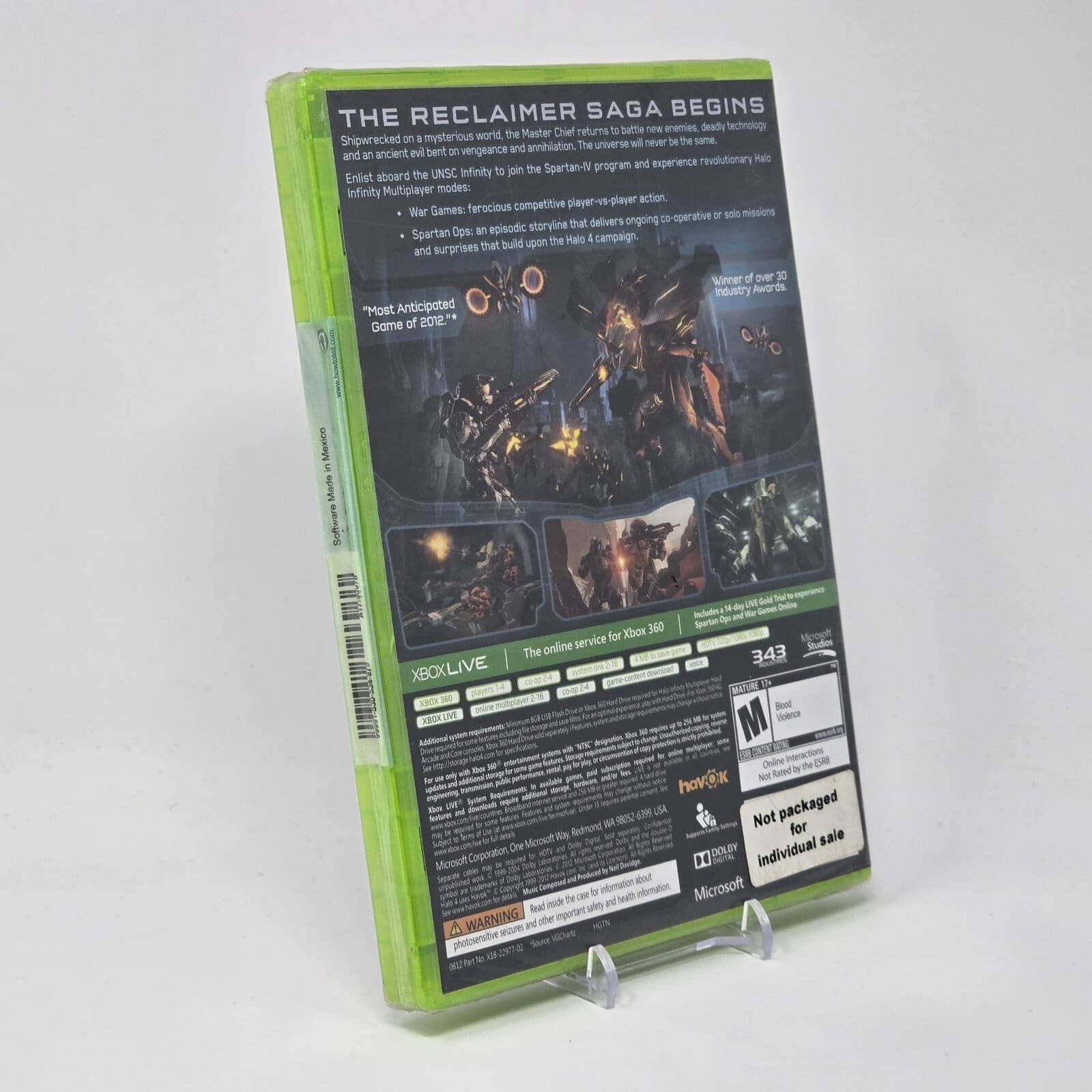 Halo 4 (Xbox 360) BRAND NEW FACTORY SEALED - Thumbnail 2