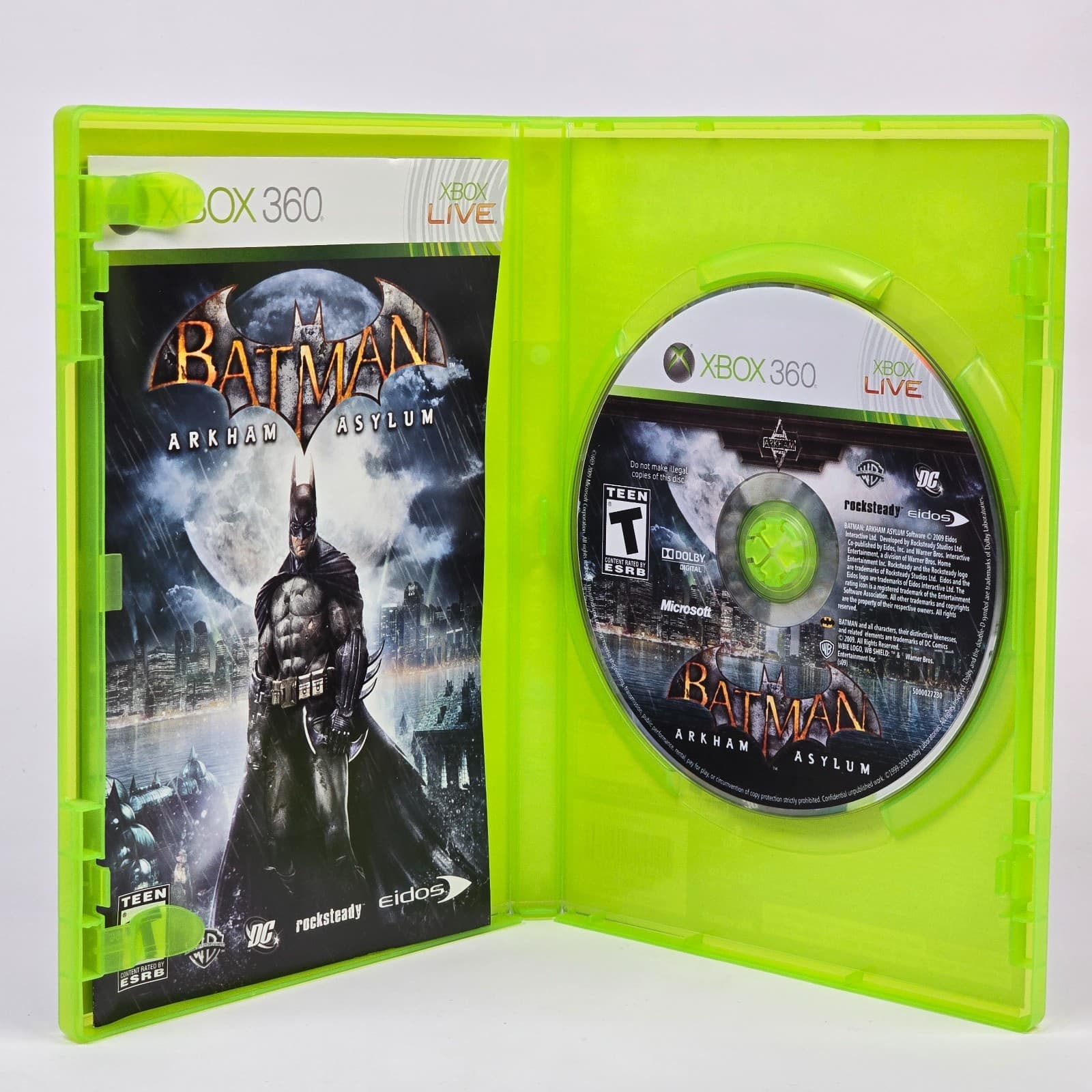 Batman: Arkham Asylum (Xbox 360) CIB COMPLETE & TESTED - Thumbnail 2