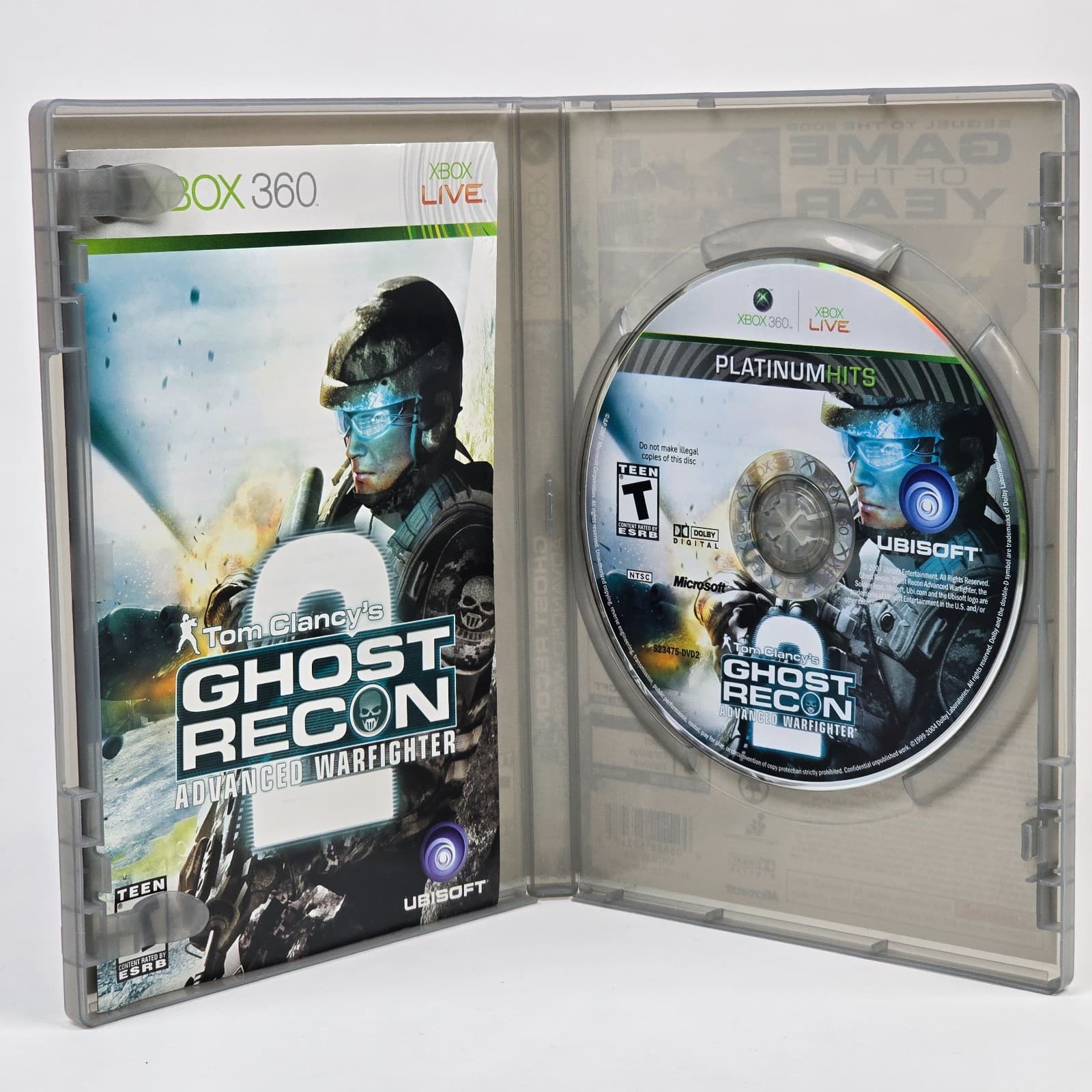 Ghost Recon: Advanced Warfighter 2 (Xbox 360) Platinum CIB COMPLETE & TESTED - Thumbnail 2