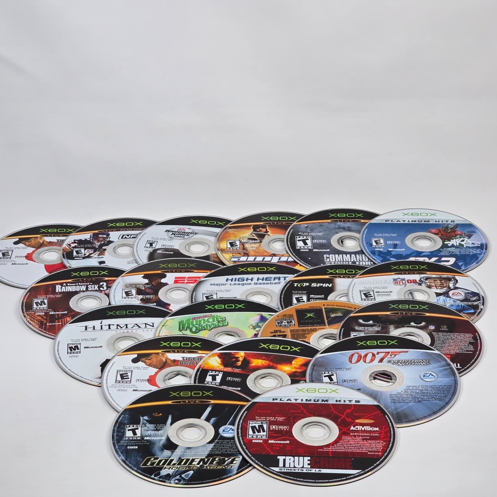 Lot of 100x Loose Original Xbox Discs LOT D (UNTESTED) Some will need resurfaced - Thumbnail 5