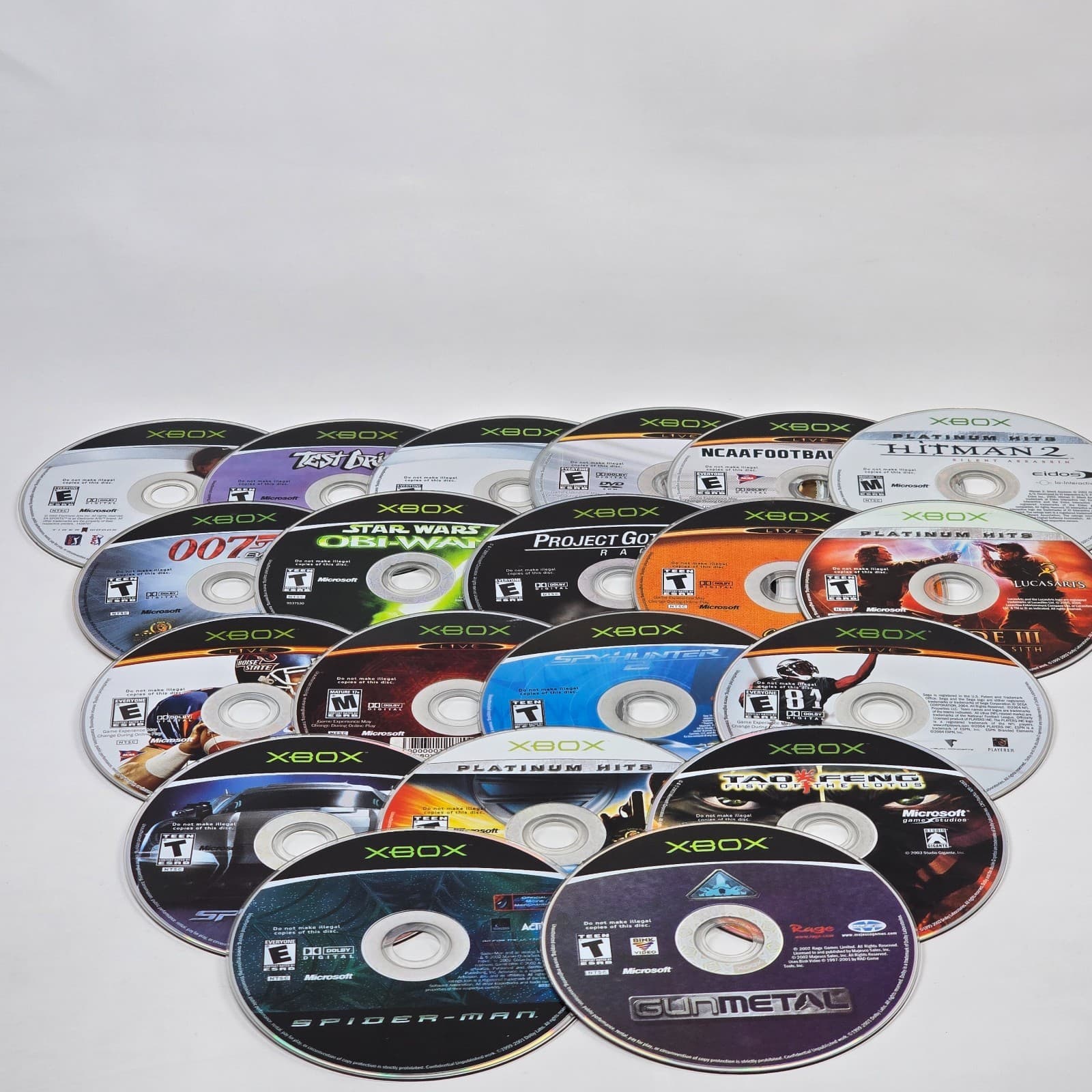 Lot of 100x Loose Original Xbox Discs LOT D (UNTESTED) Some will need resurfaced - Thumbnail 2