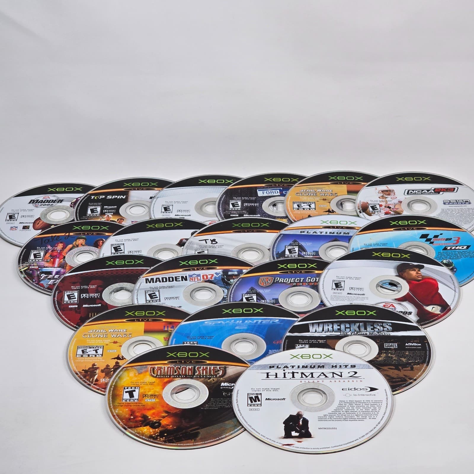 Lot of 100x Loose Original Xbox Discs LOT D (UNTESTED) Some will need resurfaced - Thumbnail 4