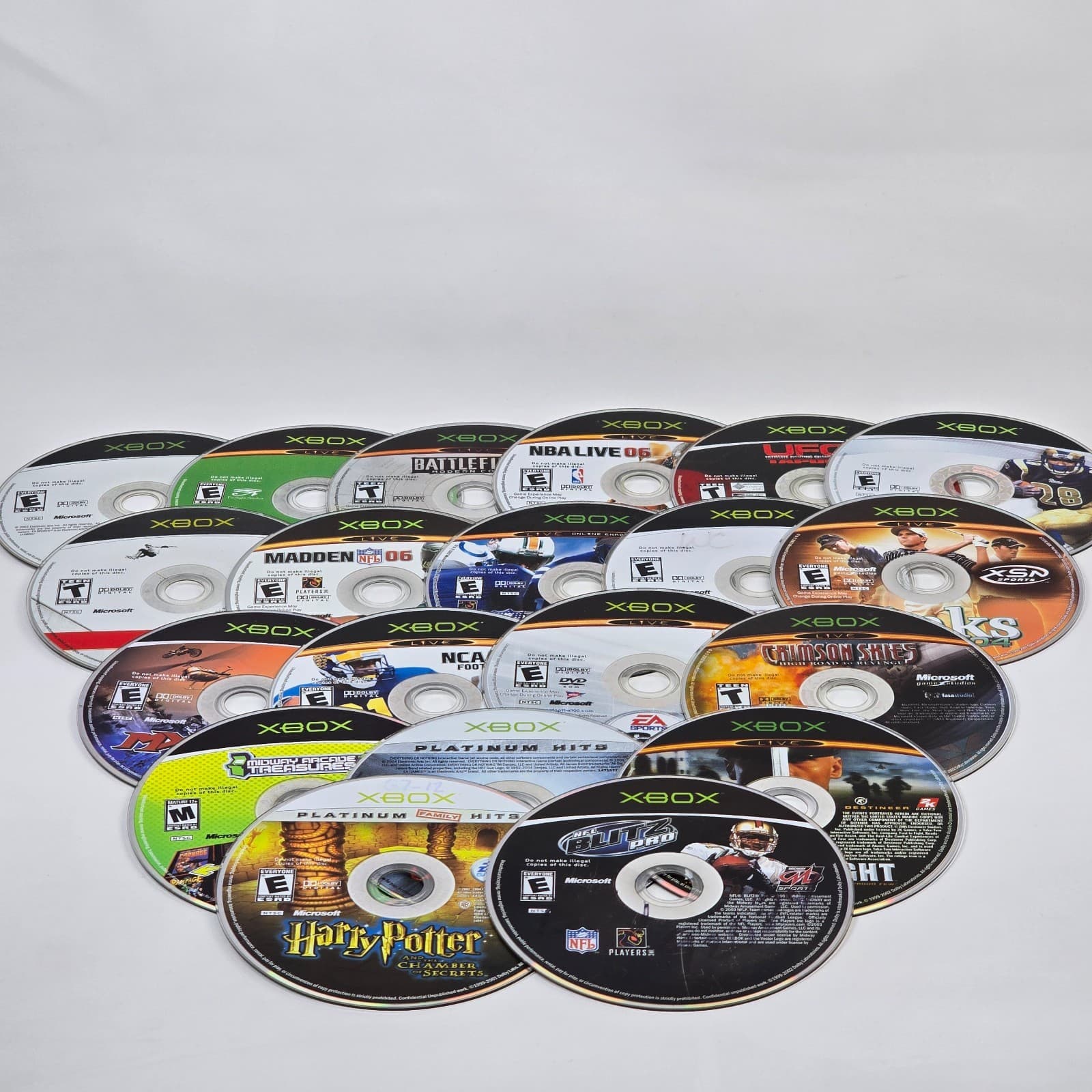 Lot of 100x Loose Original Xbox Discs LOT D (UNTESTED) Some will need resurfaced - Thumbnail 6