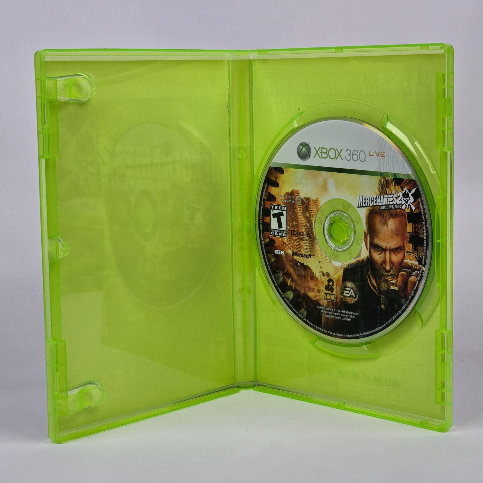 Mercenaries 2: World in Flames (Xbox 360) Case & Disc TESTED - Thumbnail 2
