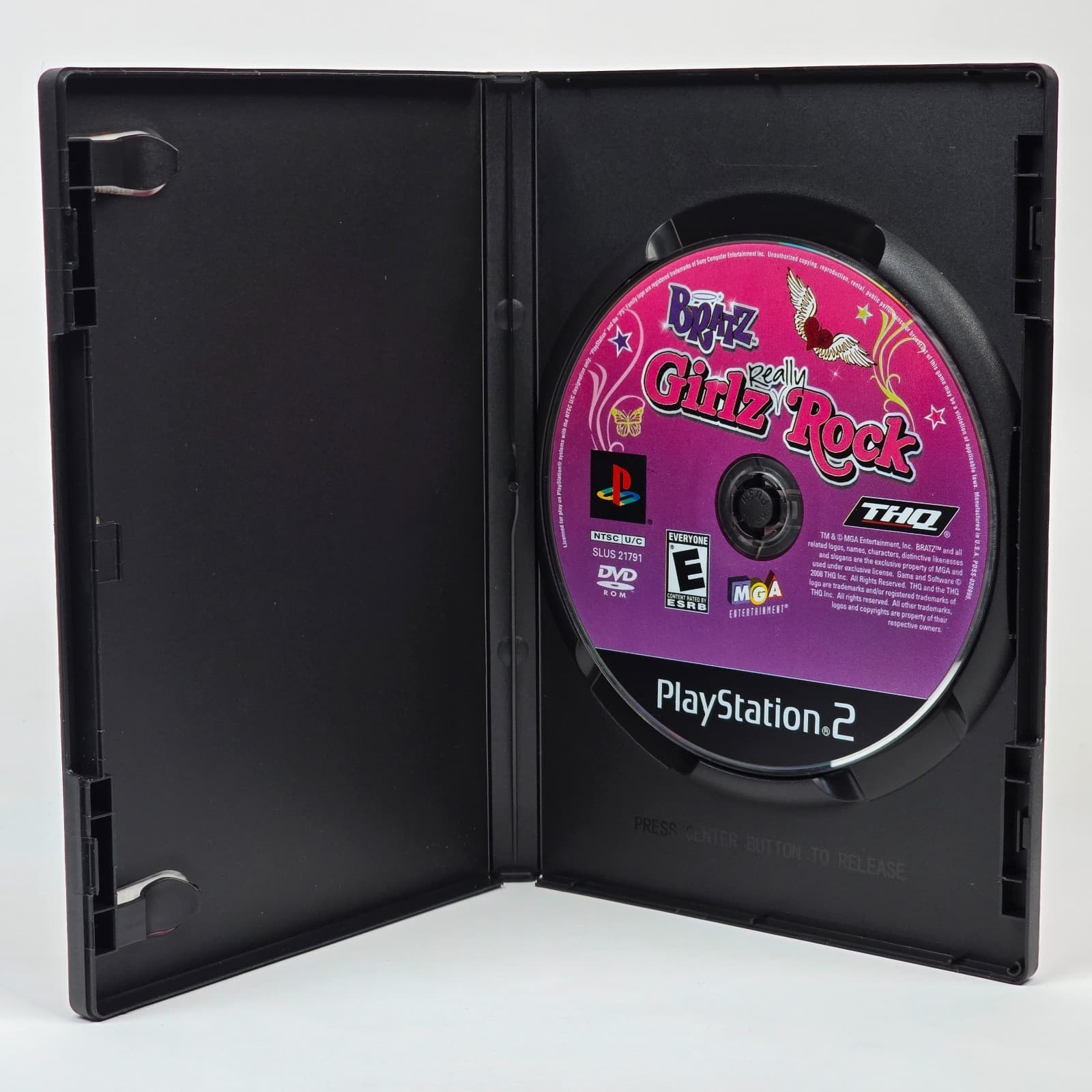 Bratz: Girlz Really Rock (PlayStation 2 PS2) Case & Disc - Thumbnail 2