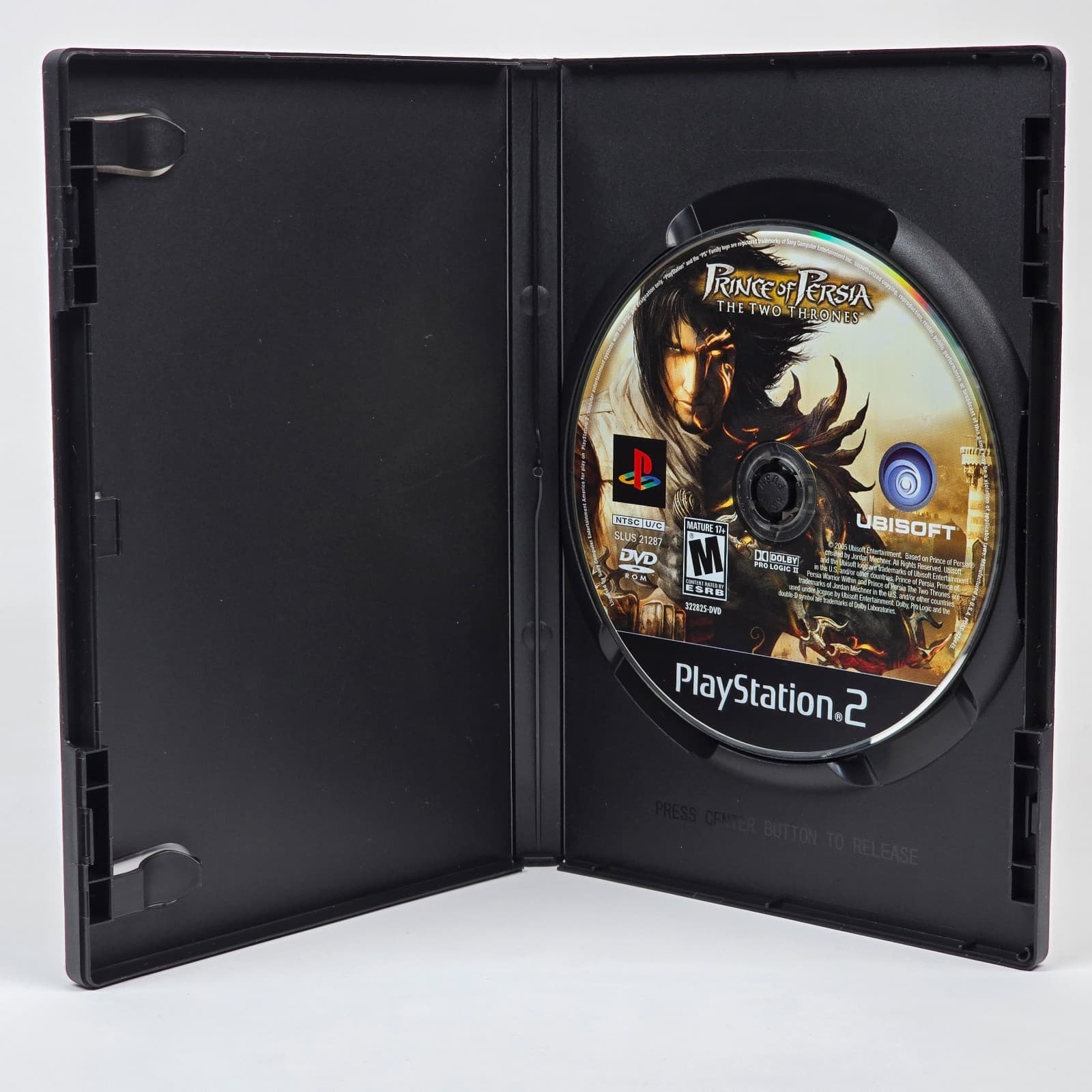 Prince of Persia: The Two Thrones (PlayStation 2 PS2) Case & Disc - Thumbnail 2