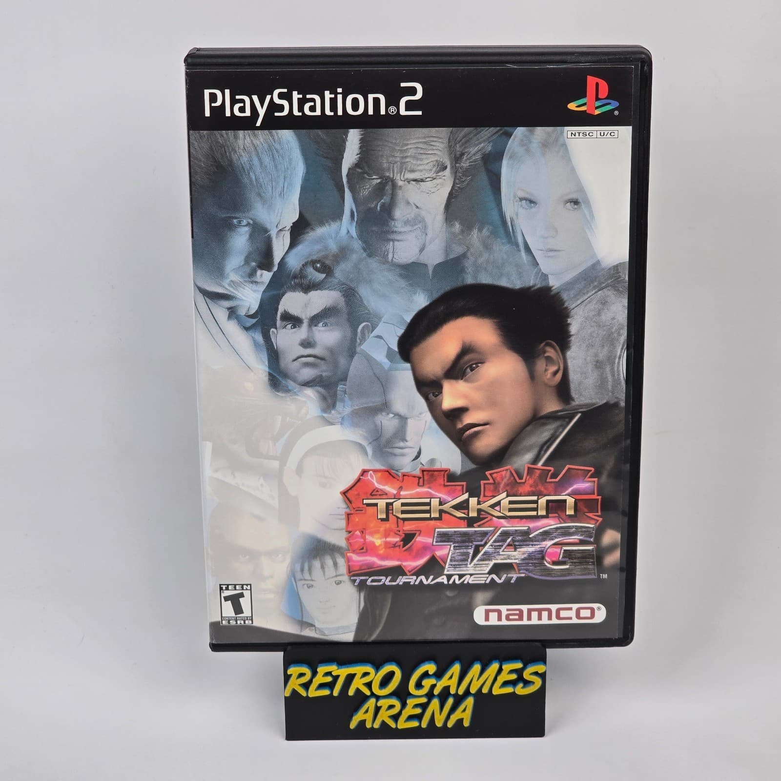 Tekken TAG Tournament (PlayStation 2 PS2) Black Label Case & Disc