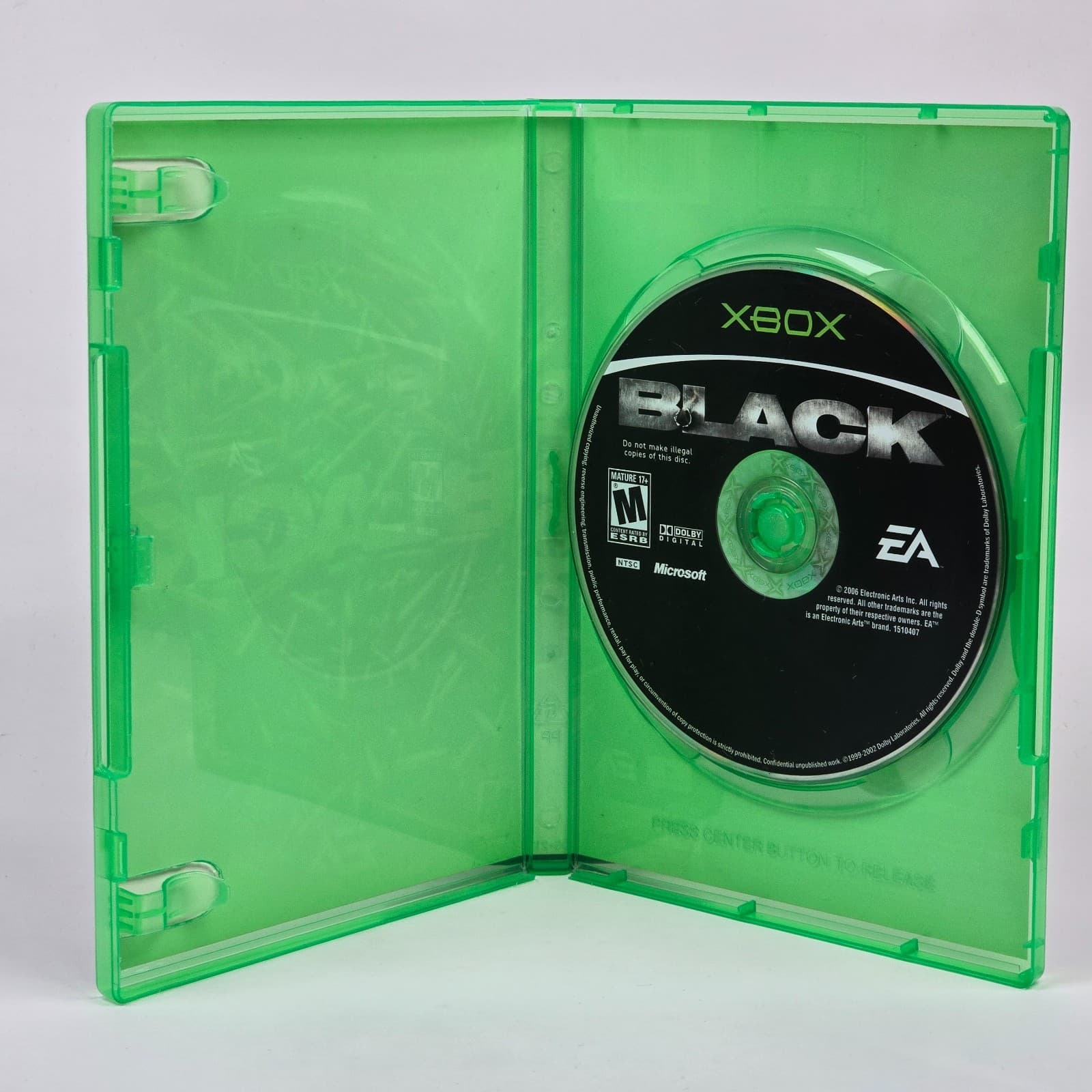 Black - The Game (Original Xbox) Case & Disc - Thumbnail 2