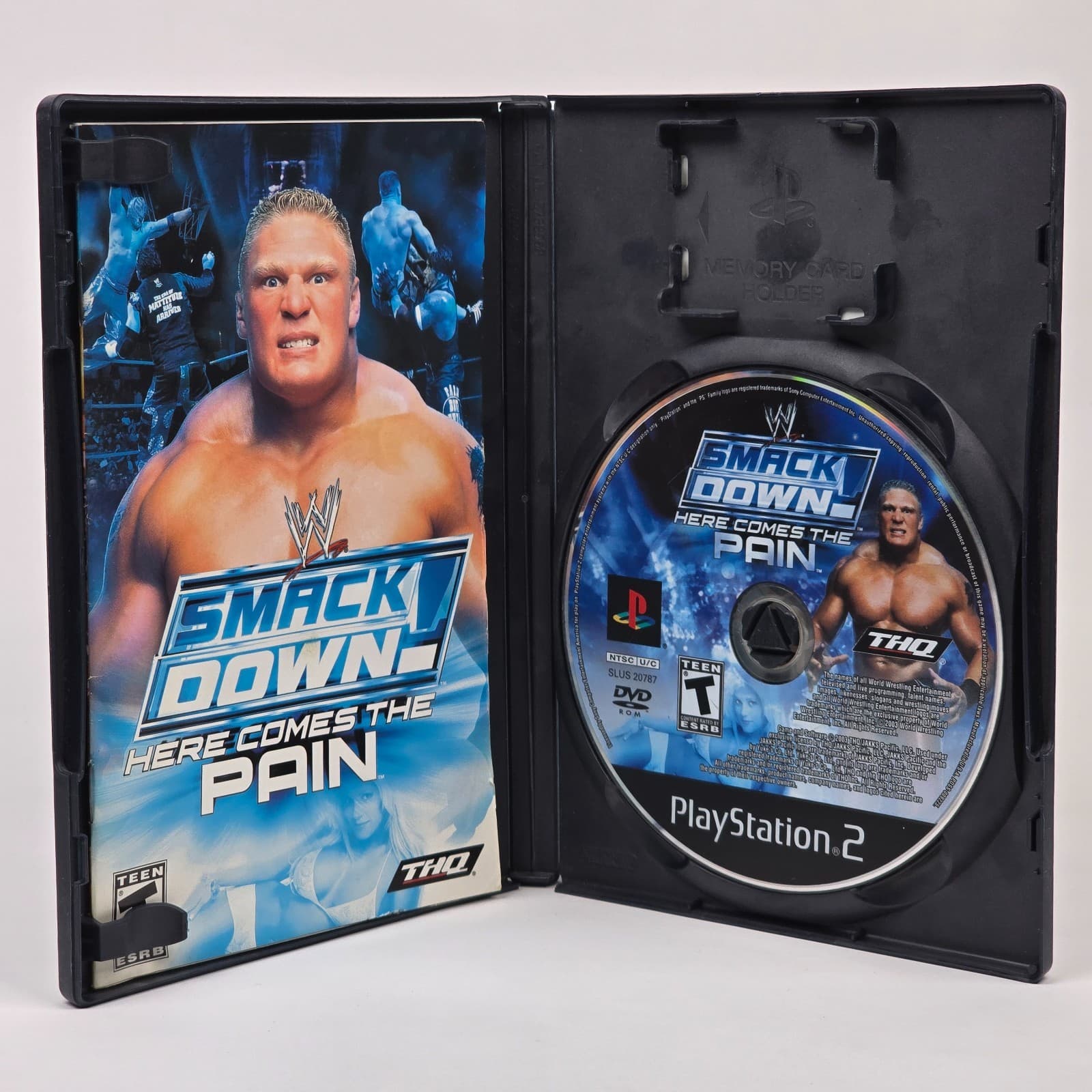 WWE Smackdown! Here Comes the Pain (PlayStation 2 PS2) Black Label CIB COMPLETE - Thumbnail 2