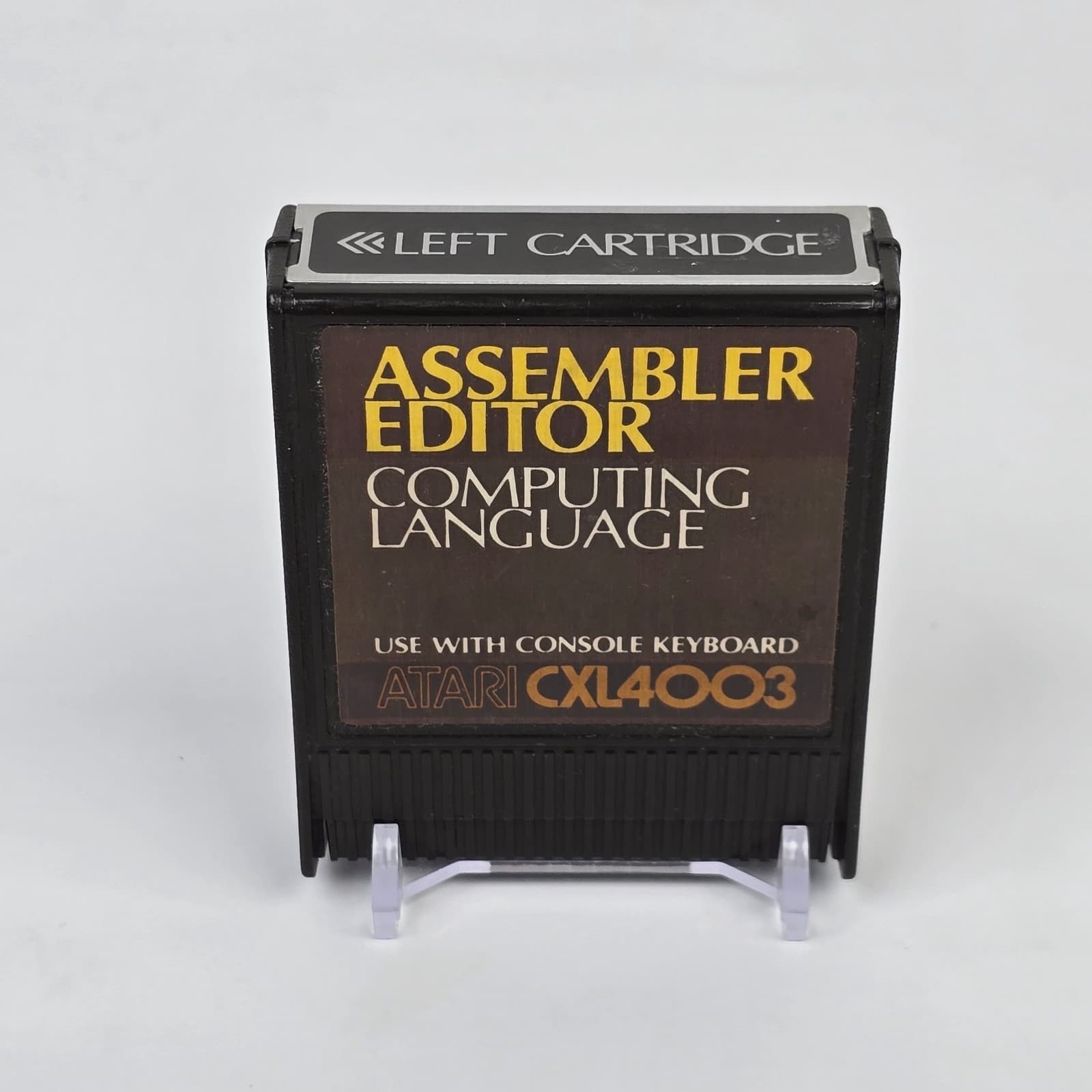 Assembler Editor Computing Language (Atari 400 800 XL XE) Cartridge TESTED
