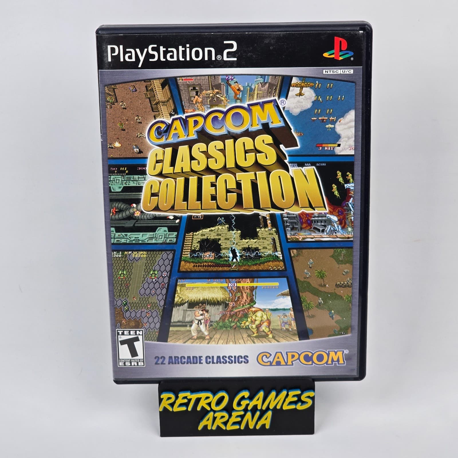 Capcom Classics Collection Vol Volume 1 (PlayStation 2 PS2) CIB COMPLETE