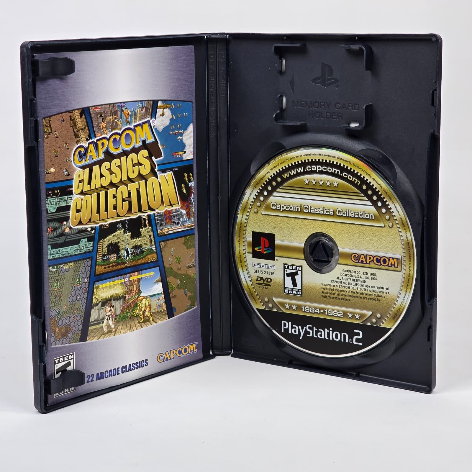 Capcom Classics Collection Vol Volume 1 (PlayStation 2 PS2) CIB COMPLETE - Thumbnail 2