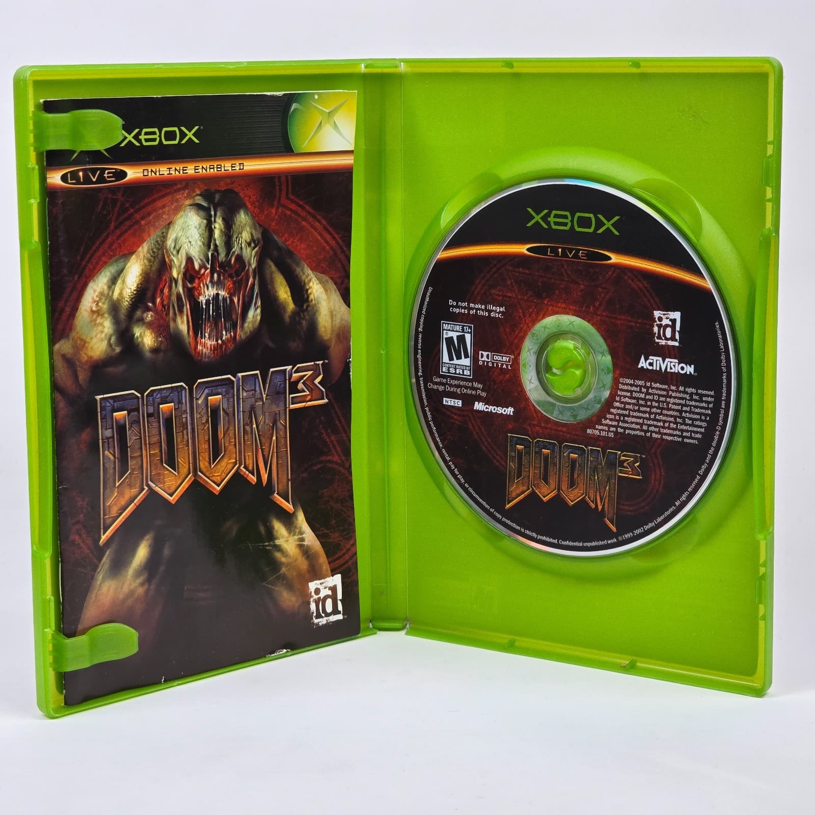 Doom 3 (Original Xbox) CIB COMPLETE - Thumbnail 2