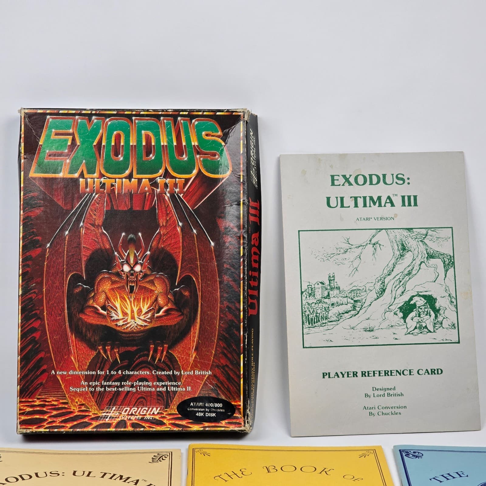 Ultima III 3: Exodus (Atari 400 800 XL XE) Floppy Disk NO MAP (BOOT ERROR) - Thumbnail 4