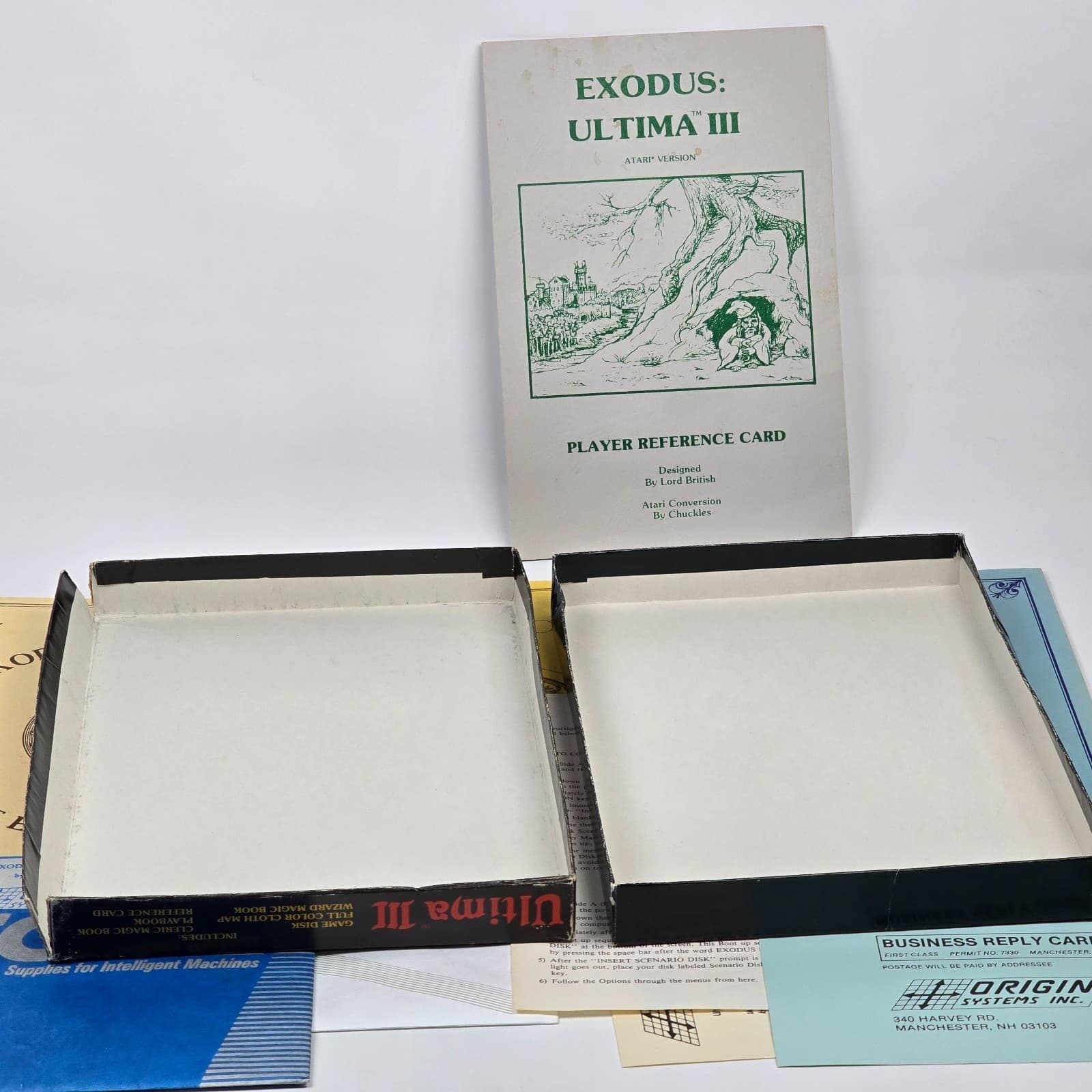 Ultima III 3: Exodus (Atari 400 800 XL XE) Floppy Disk NO MAP (BOOT ERROR) - Thumbnail 5