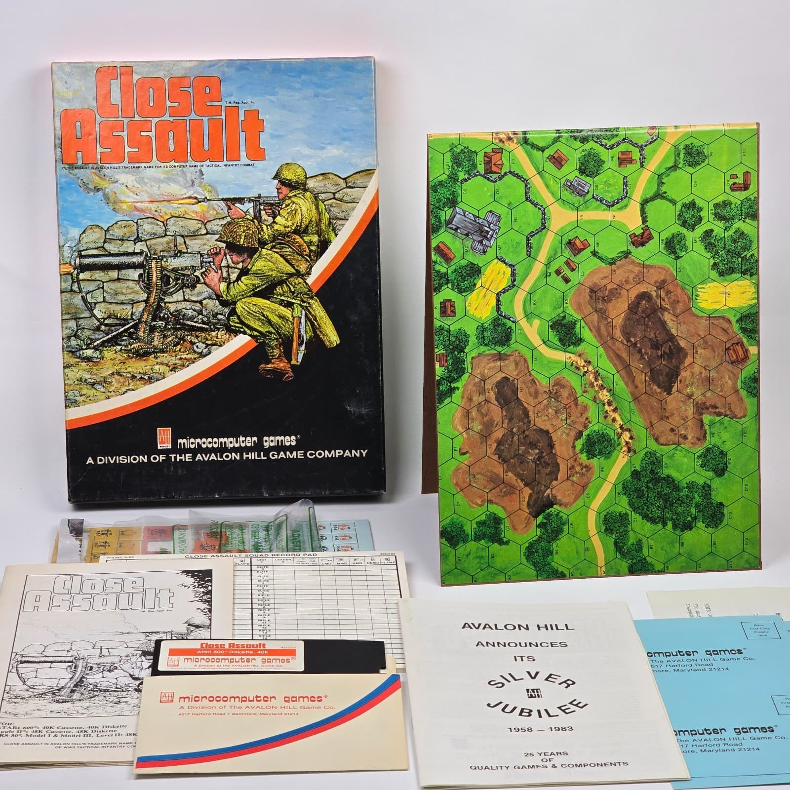 Close Assault & Guns of Fort Defiance LOT (Atari 400 800 XL XE) CIB (BOOT ERROR) - Thumbnail 2