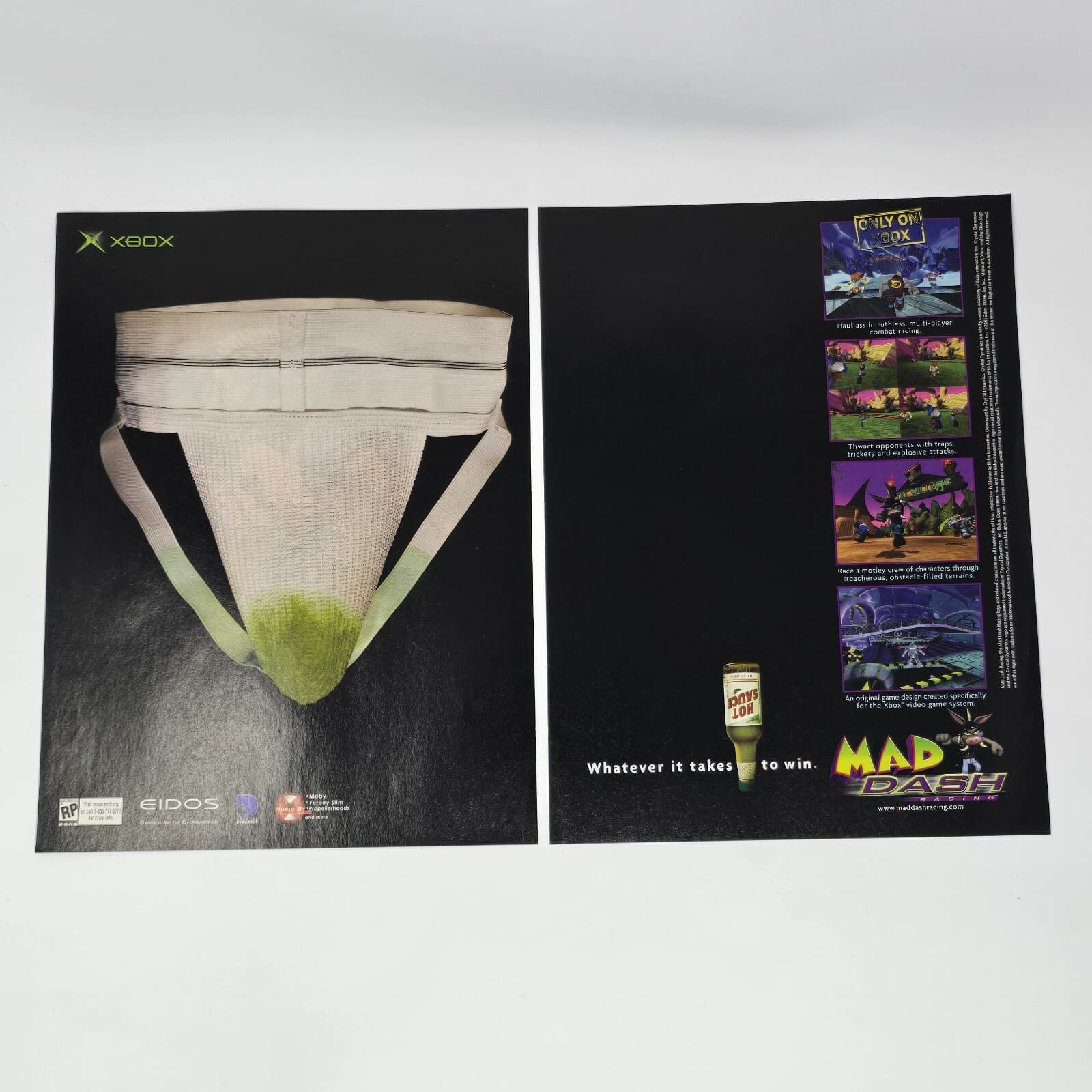 Mad Dash Racing Microsoft Xbox Whatever It Takes Print Ad/Poster Promo Art