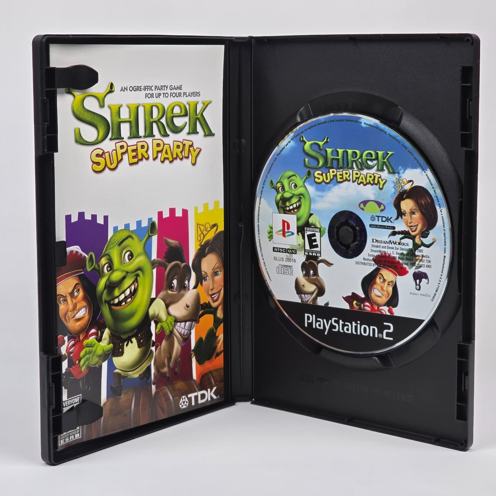 💿REFURBISHED Shrek: Super Party (PlayStation 2 PS2) CIB COMPLETE💿 - Thumbnail 2