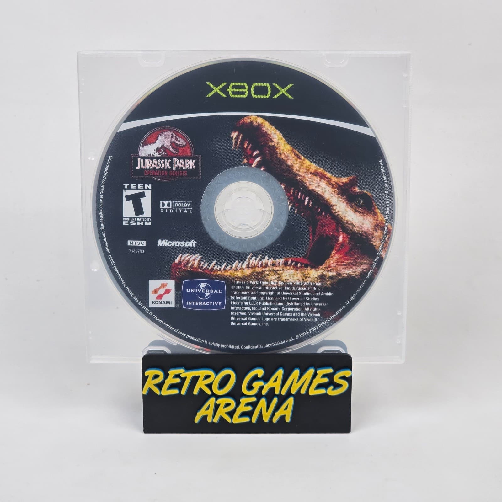 Jurassic Park : Operation Genesis (Original Xbox) Disc TESTED