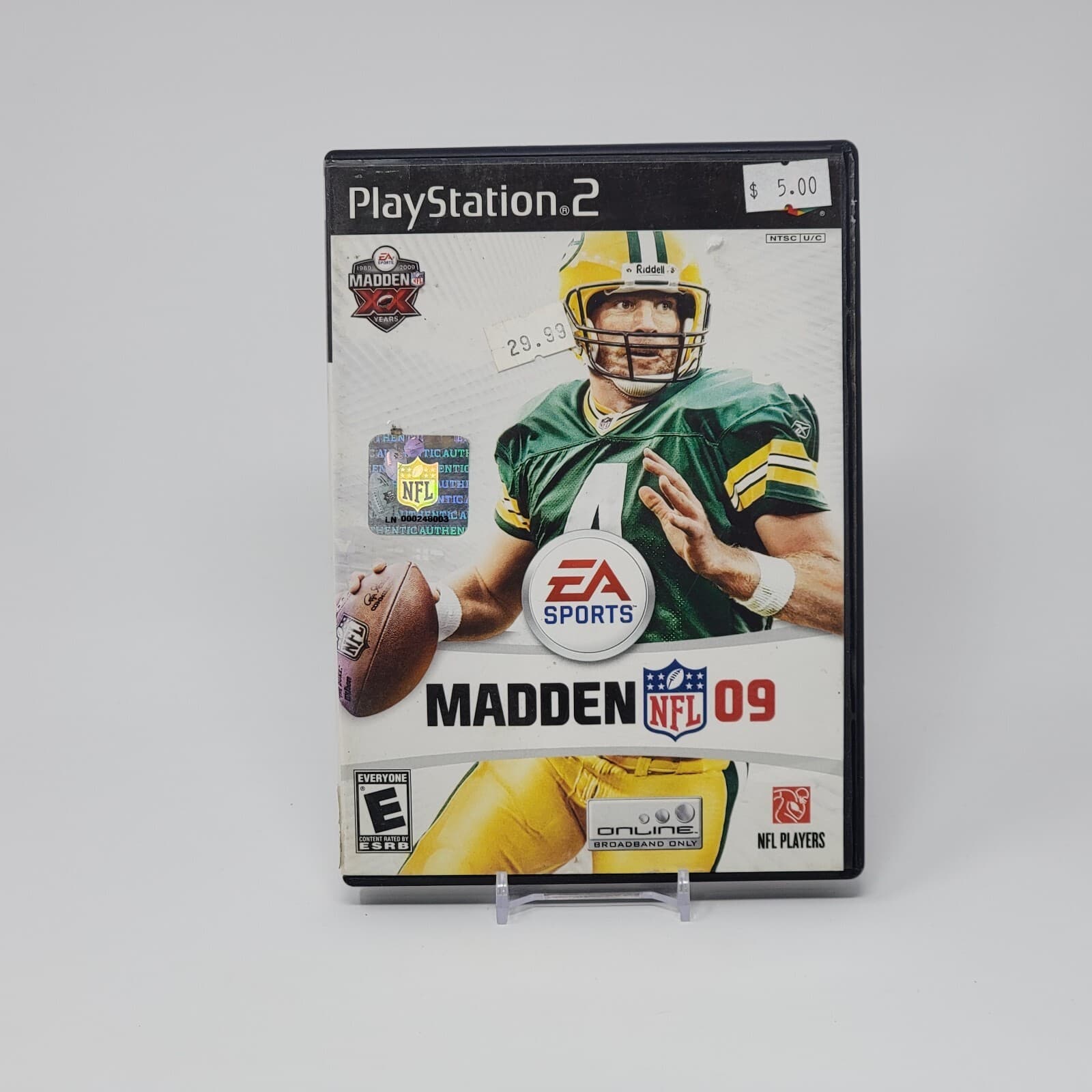 Madden NFL 09 (PlayStation 2 PS2) CIB COMPLETE & TESTED
