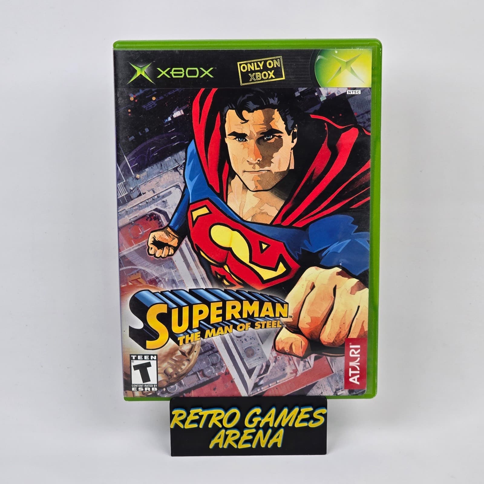 Superman: The Man of Steel (Original Xbox) CIB COMPLETE & TESTED