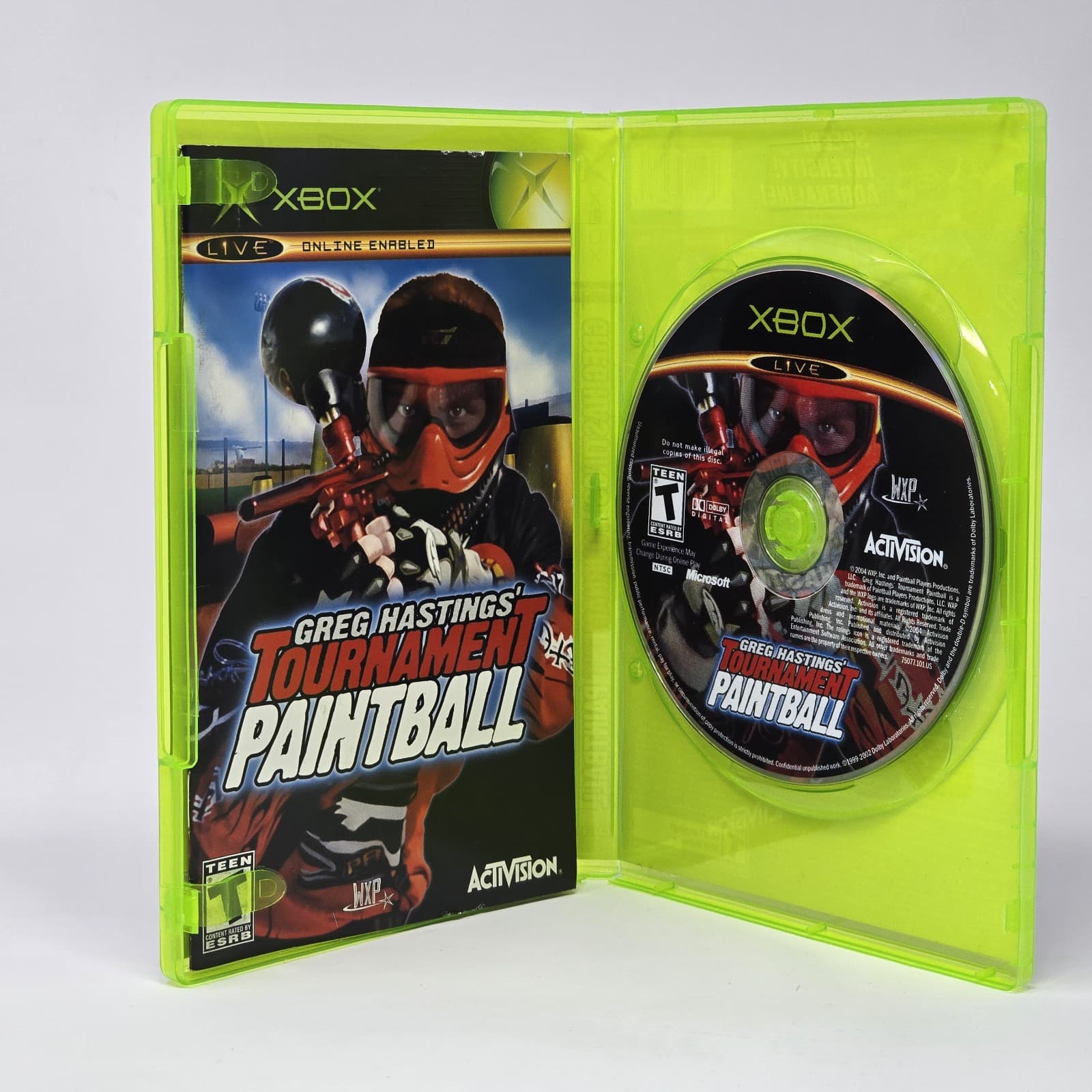 Greg Hastings' Tournament Paintball (Original Xbox) Platinum Case & Disc TESTED - Thumbnail 2