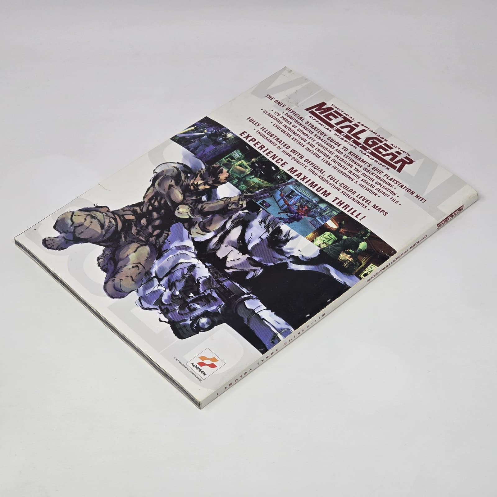 Metal Gear Solid (PS1) Official Mission Handbook Ultimate Strategy Guide RARE - Thumbnail 3