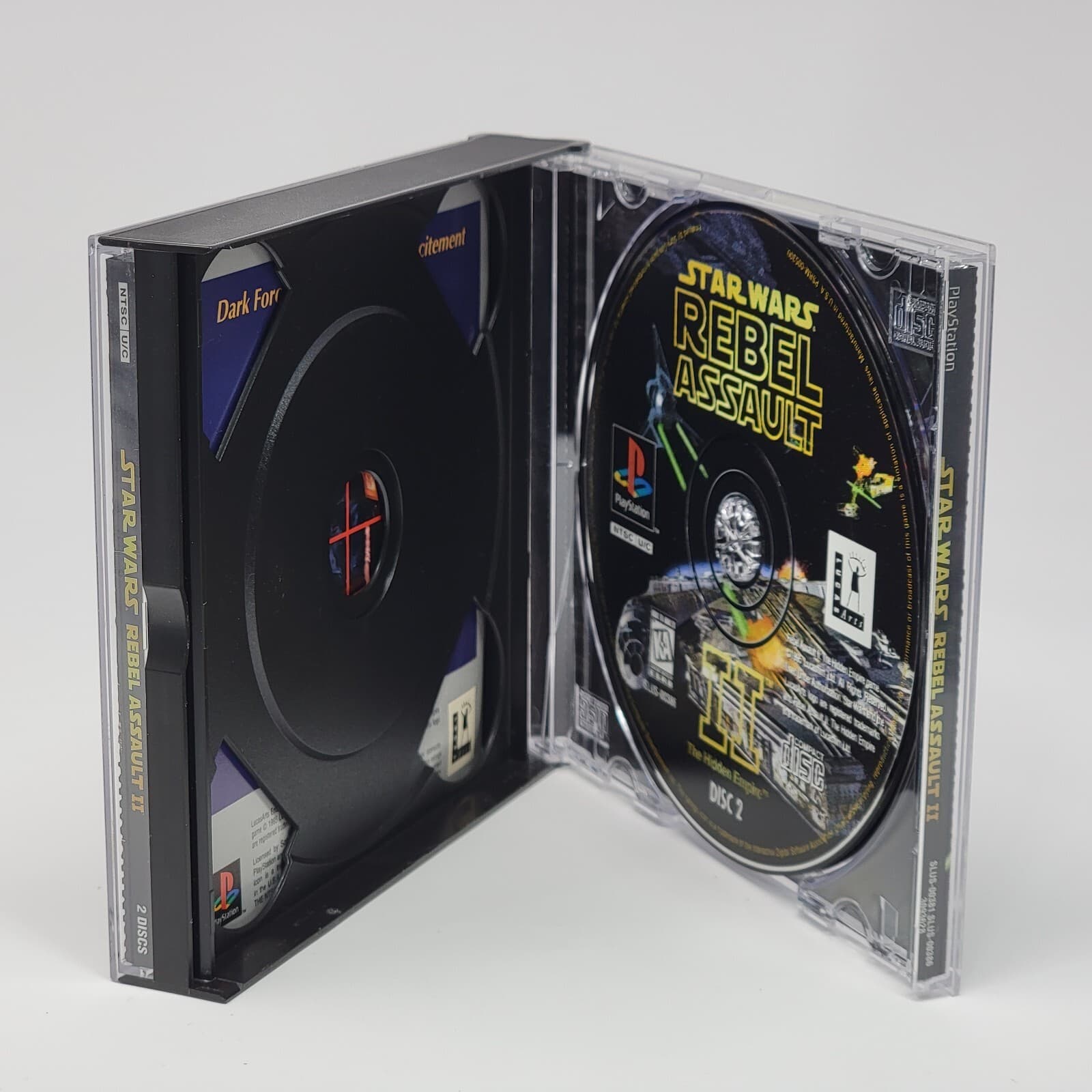 Star Wars: Rebel Assault II 2 (PlayStation 1 PS1) Black Label CIB & TESTED - Thumbnail 3