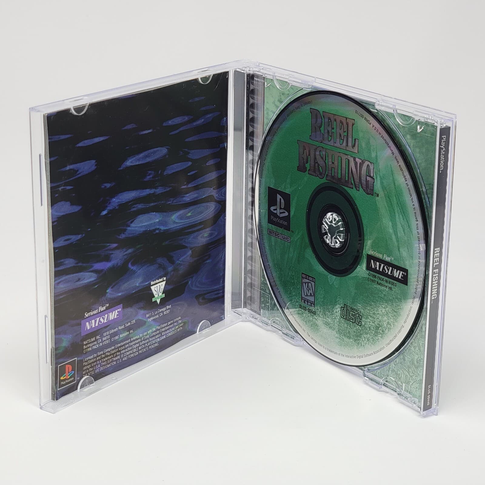 Reel Fishing (PlayStation 1 PS1) Black Label CIB COMPLETE & TESTED - Thumbnail 2