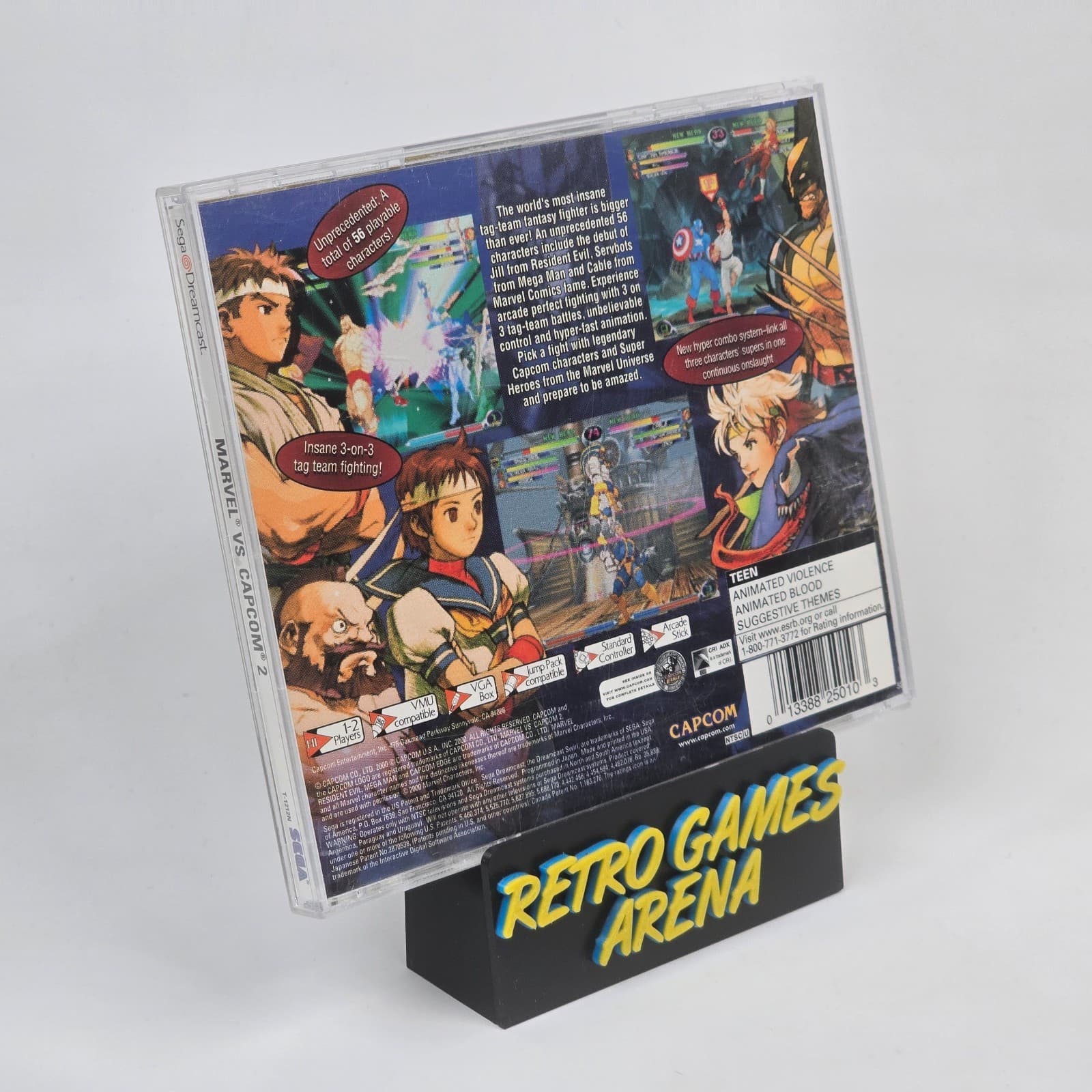💿 REFURBISHED Marvel vs Capcom 2 (Sega Dreamcast) CIB COMPLETE 💿 - Thumbnail 4
