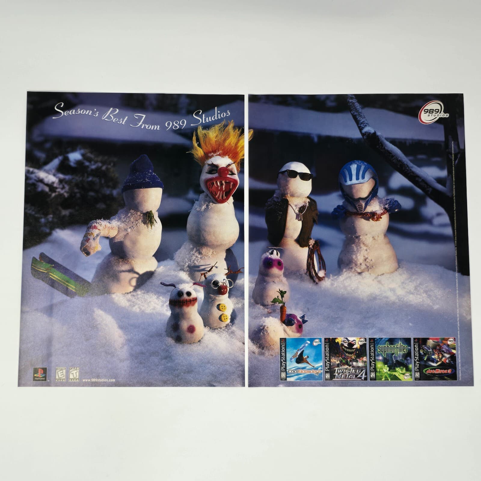 989 Studios PS1 Seasons Best Christmas Print Ad/Poster Official Promo Art