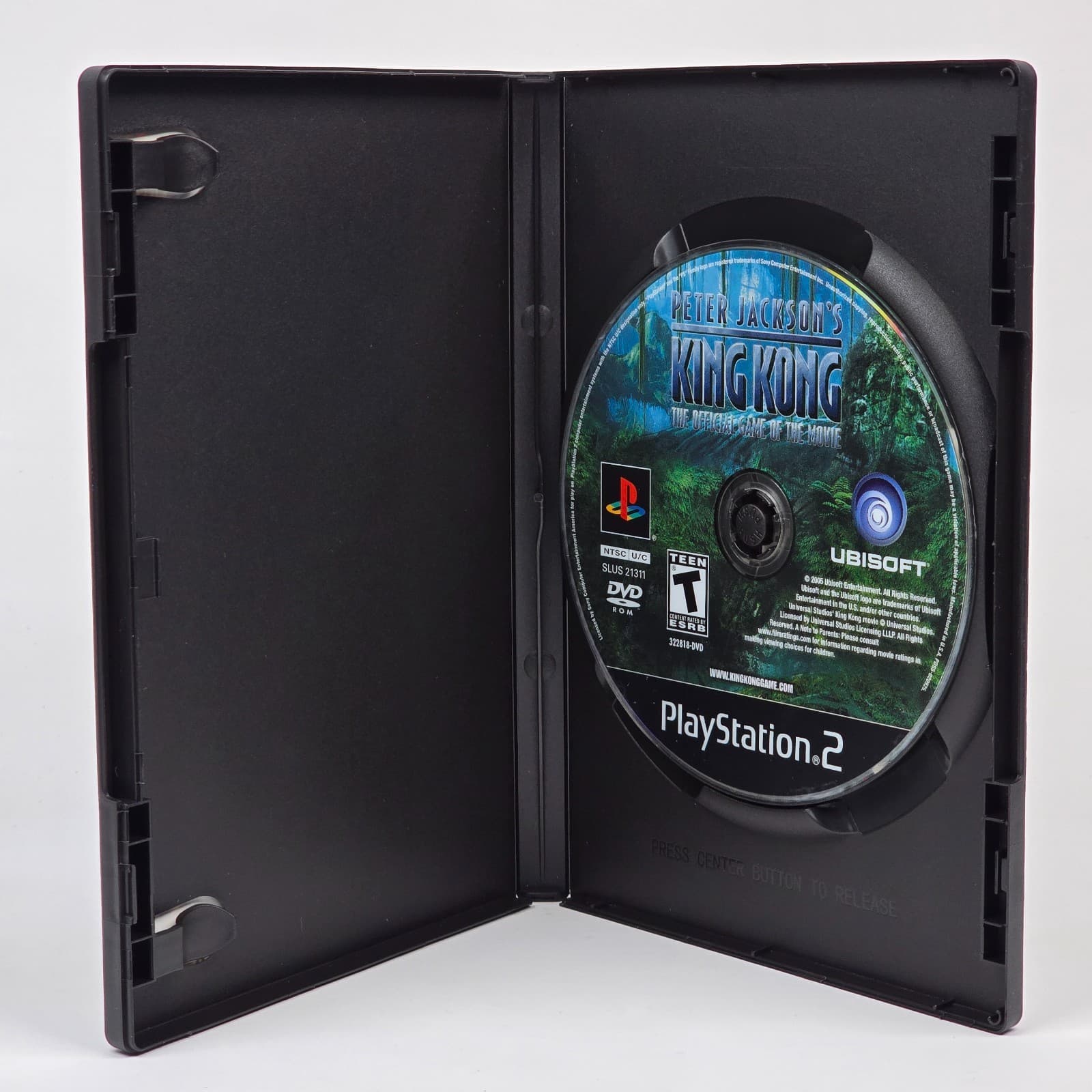 Peter Jackson's King Kong (PlayStation 2 PS2) Case & Disc - Thumbnail 2