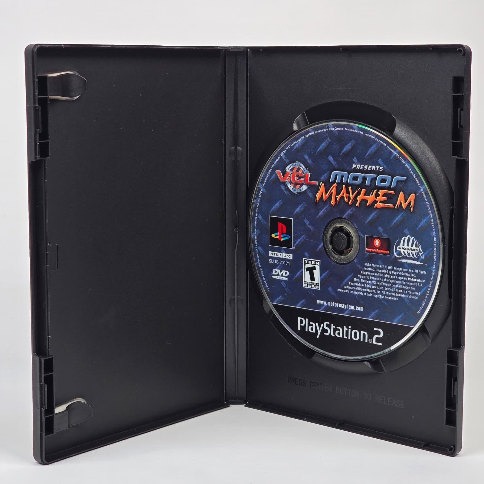 Motor Mayhem (PlayStation 2 PS2) Case & Disc - Thumbnail 2
