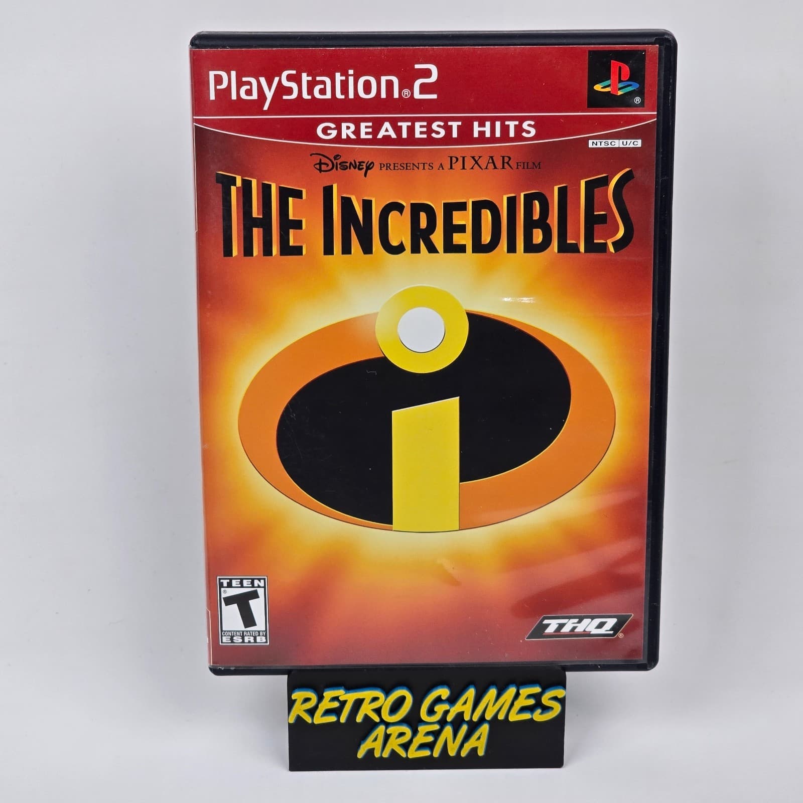 The Incredibles (PlayStation 2 PS2) Greatest Hits Case & Disc