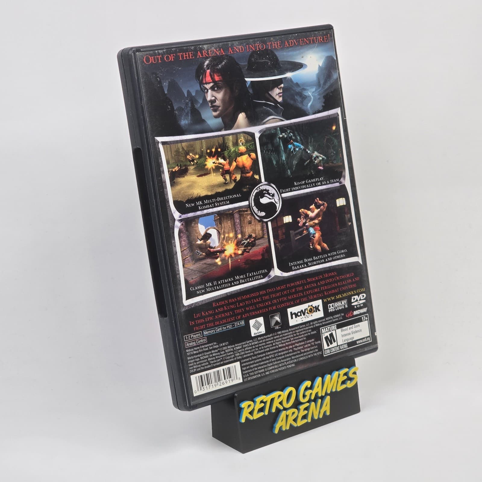 💿 REFURBISHED Mortal Kombat: Shaolin Monks (PlayStation 2 PS2) CIB COMPLETE 💿 - Thumbnail 4