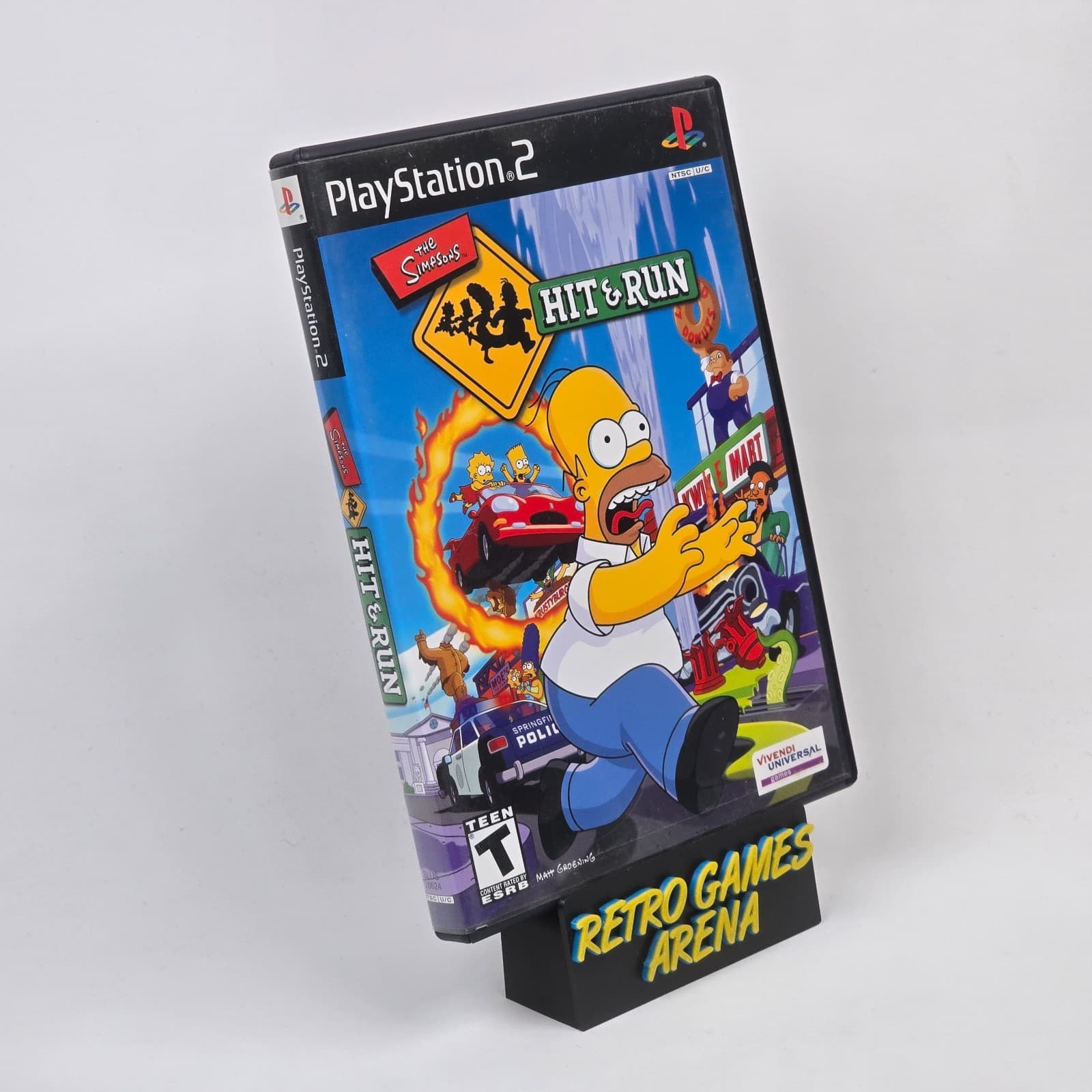 💿 REFURBISHED The Simpsons: Hit & Run (PlayStation 2 PS2) CIB COMPLETE 💿