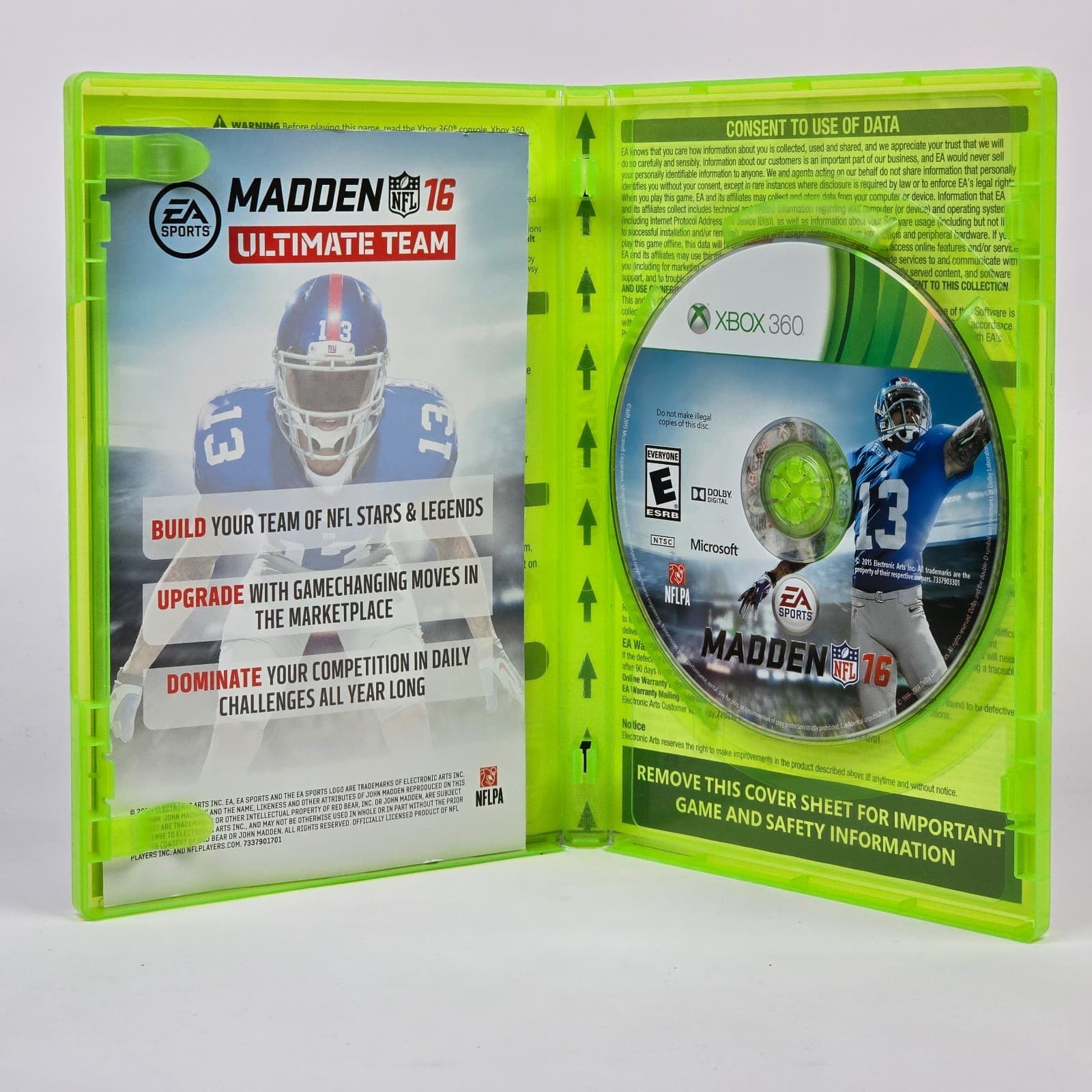 Madden NFL 16 (Xbox 360) CIB COMPLETE - Thumbnail 2