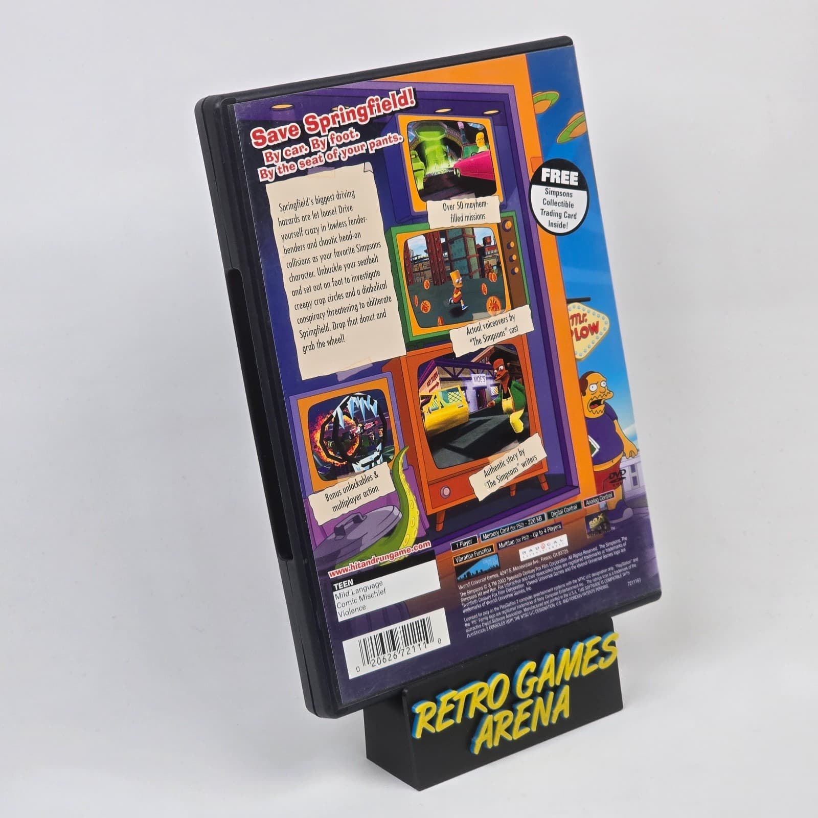 💿 REFURBISHED The Simpsons: Hit & Run (PlayStation 2 PS2) CIB COMPLETE 💿 - Thumbnail 4