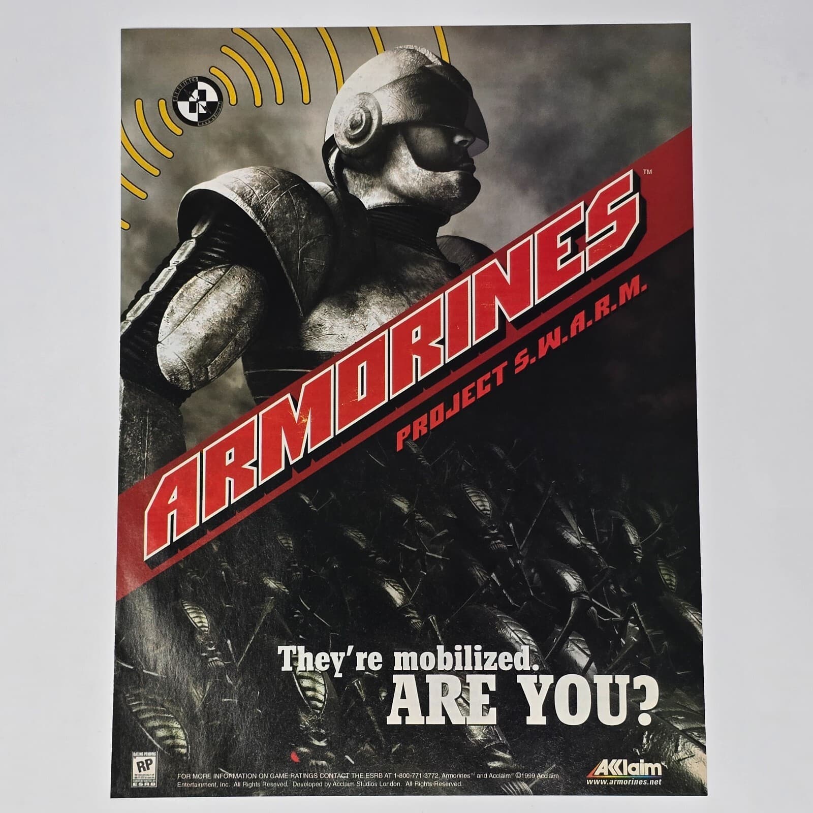 Armorines N64 GameBoy Color Mobilized Print Ad/Poster Official Promo Art