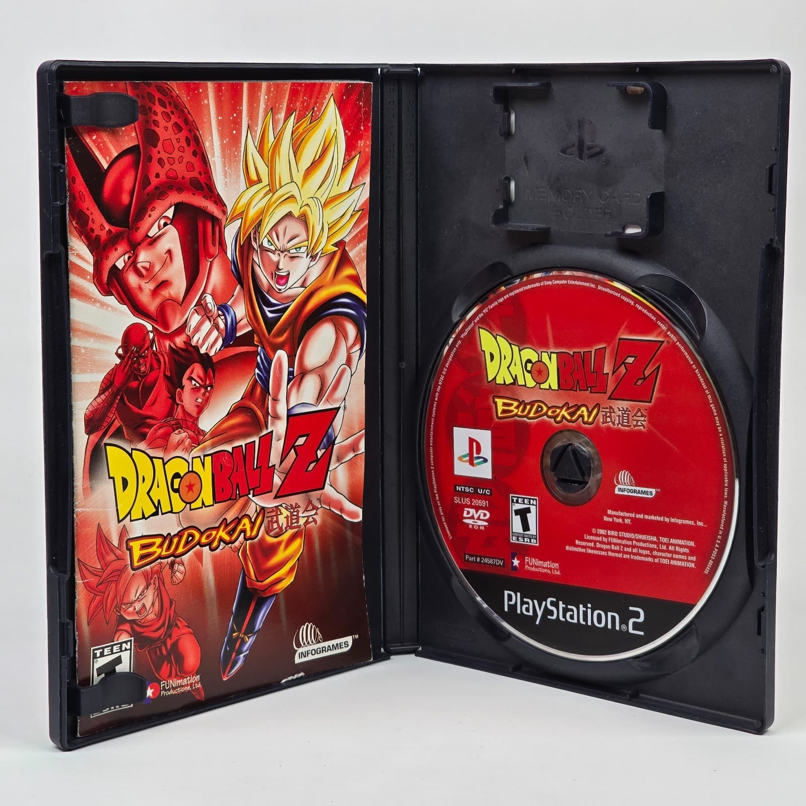 Dragon Ball Z: Budokai (PlayStation 2 PS2) Black Label CIB COMPLETE - Thumbnail 2