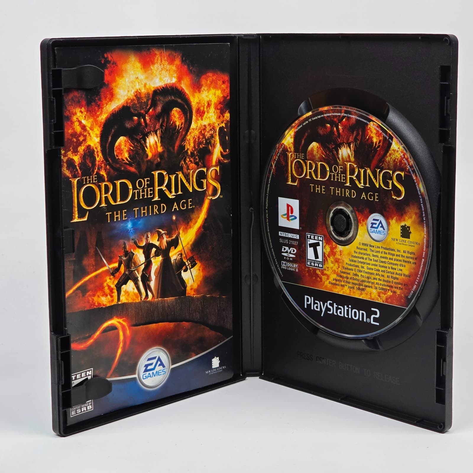 Lord of the Rings: The Third Age (PlayStation 2 PS2) Black Label CIB COMPLETE - Thumbnail 2