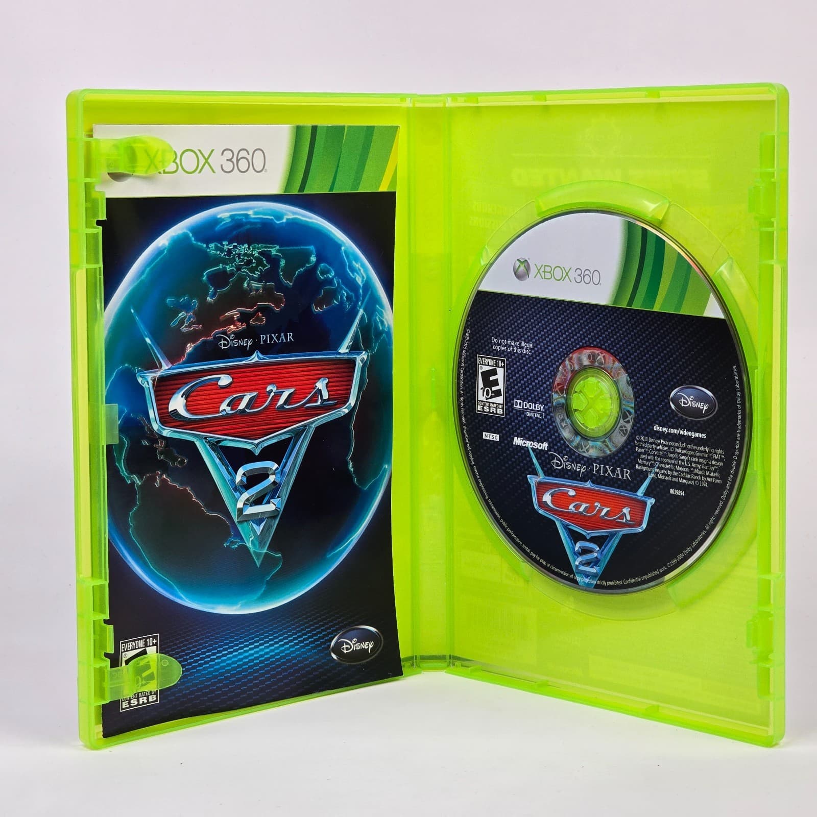 Disney Pixar Cars 2 (Xbox 360) CIB COMPLETE - Thumbnail 2