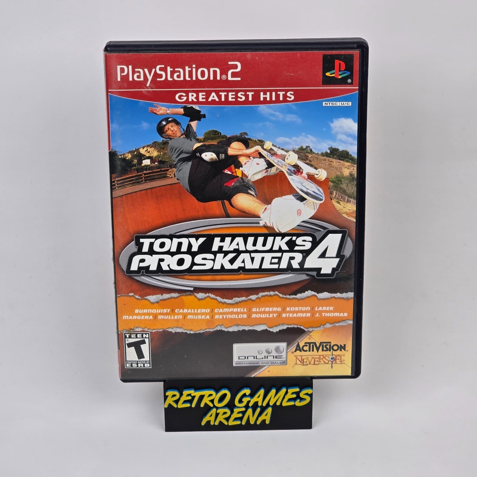Tony Hawk's Pro Skater 4 (PlayStation 2 PS2) Greatest Hits CIB COMPLETE