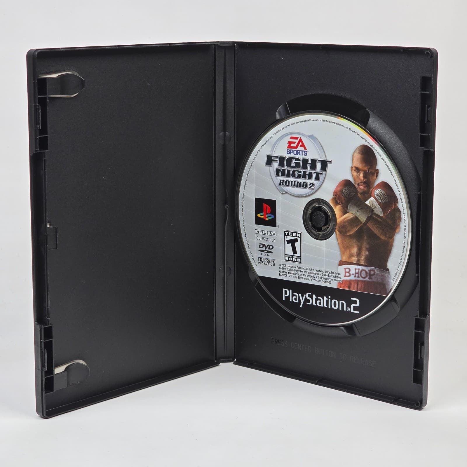 Fight Night: Round 2 (PlayStation 2 PS2) Case & Disc - Thumbnail 2