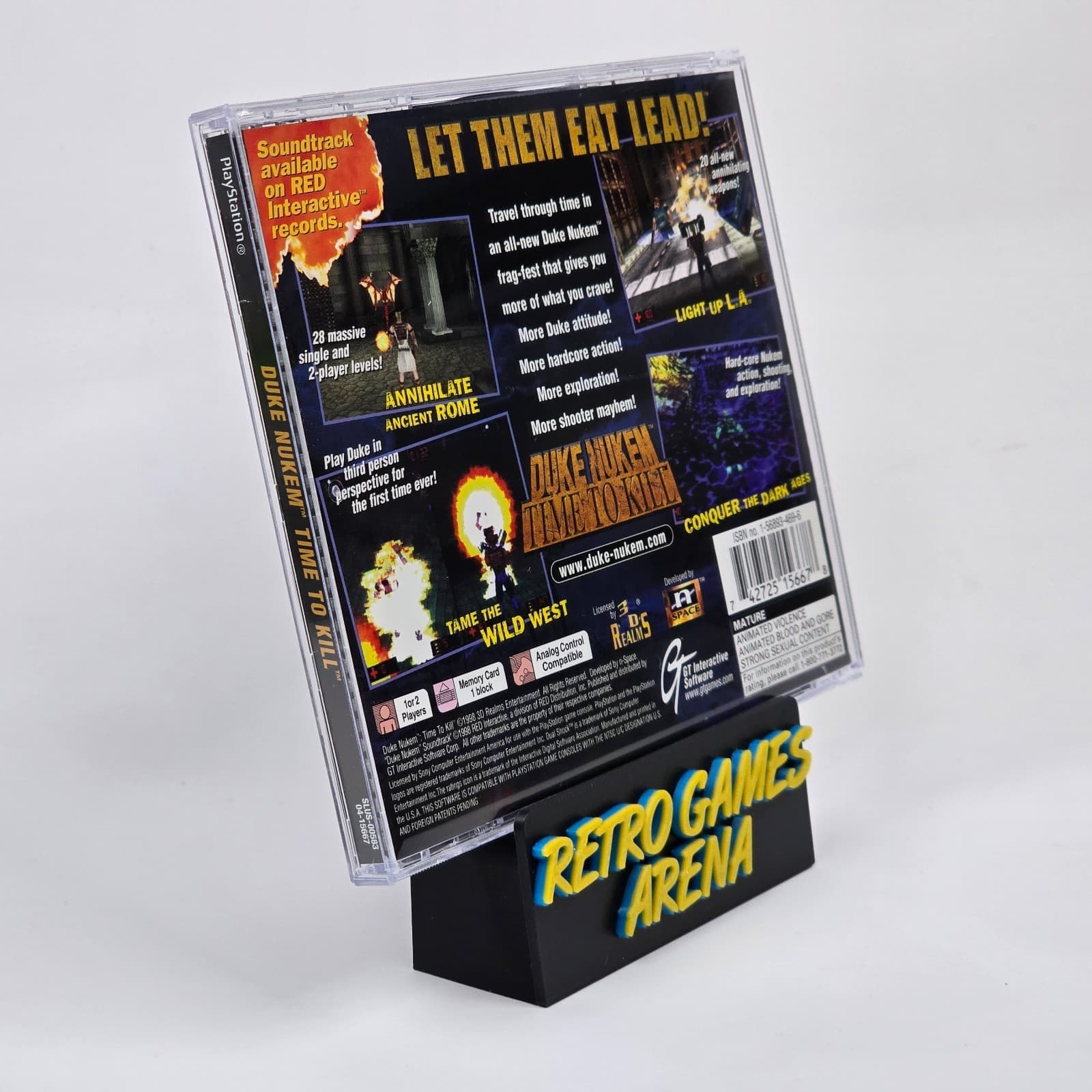 💿REFURBISHED Duke Nukem: Time to Kill (PlayStation 1 PS1) BL CIB COMPLETE💿 - Thumbnail 4