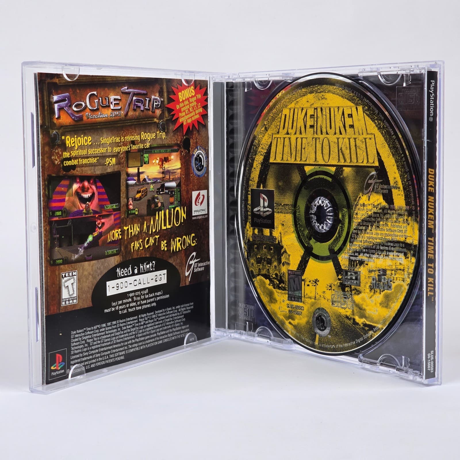 💿REFURBISHED Duke Nukem: Time to Kill (PlayStation 1 PS1) BL CIB COMPLETE💿 - Thumbnail 2