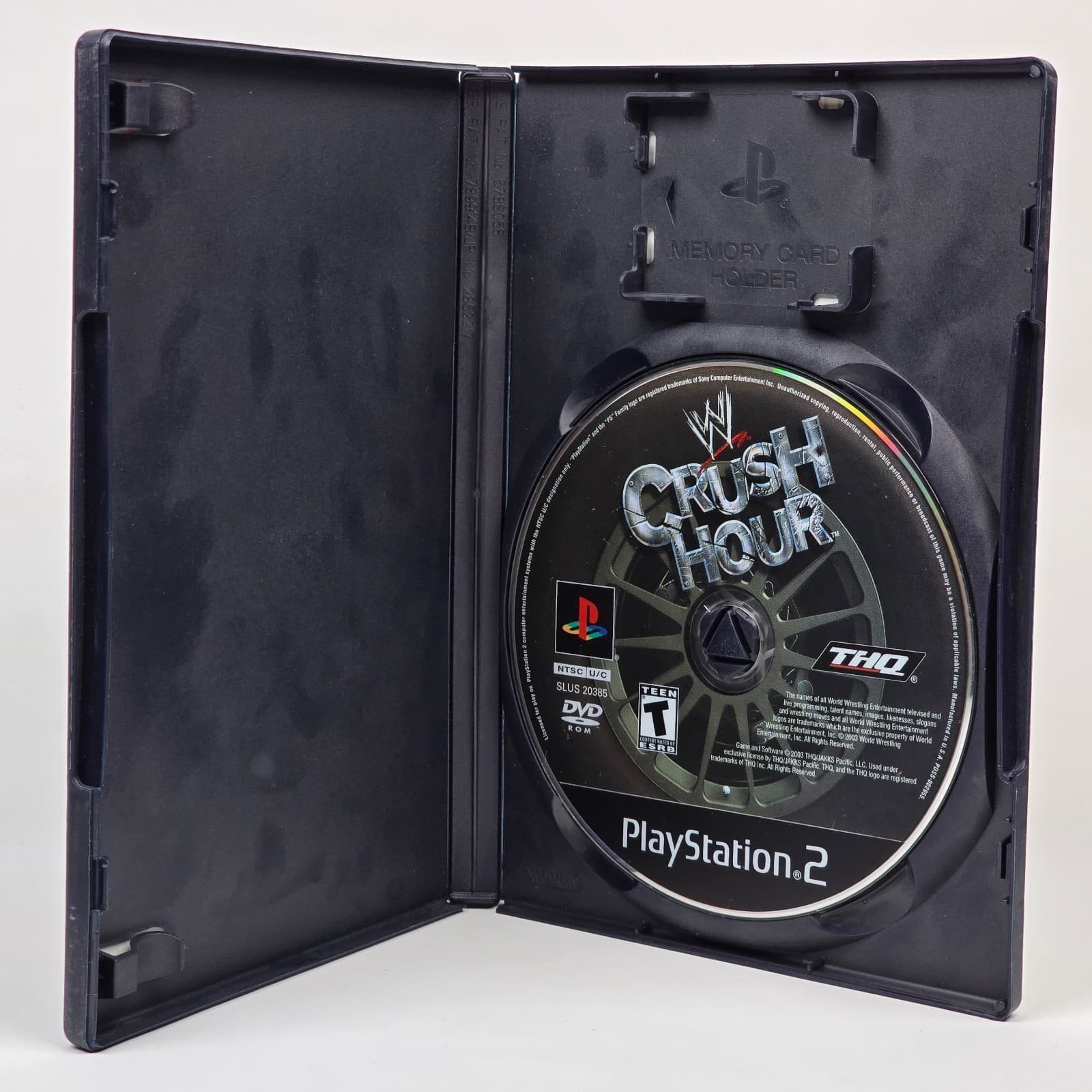 WWE Crush Hour (PlayStation 2 PS2) Case & Disc - Thumbnail 2